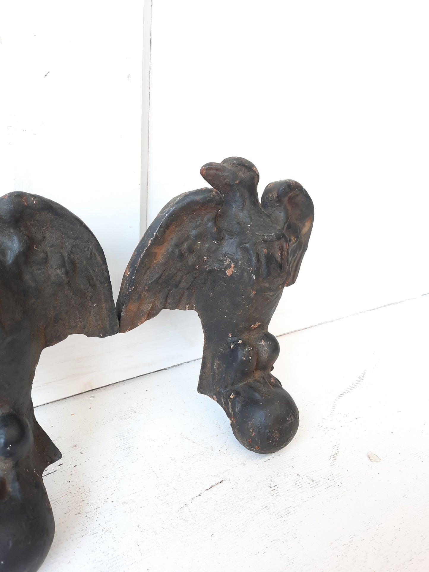 Antique Eagle Design Cast Iron Tub Feet, Pair Eagle Claw Tub Feet, Claw Foot Tub
