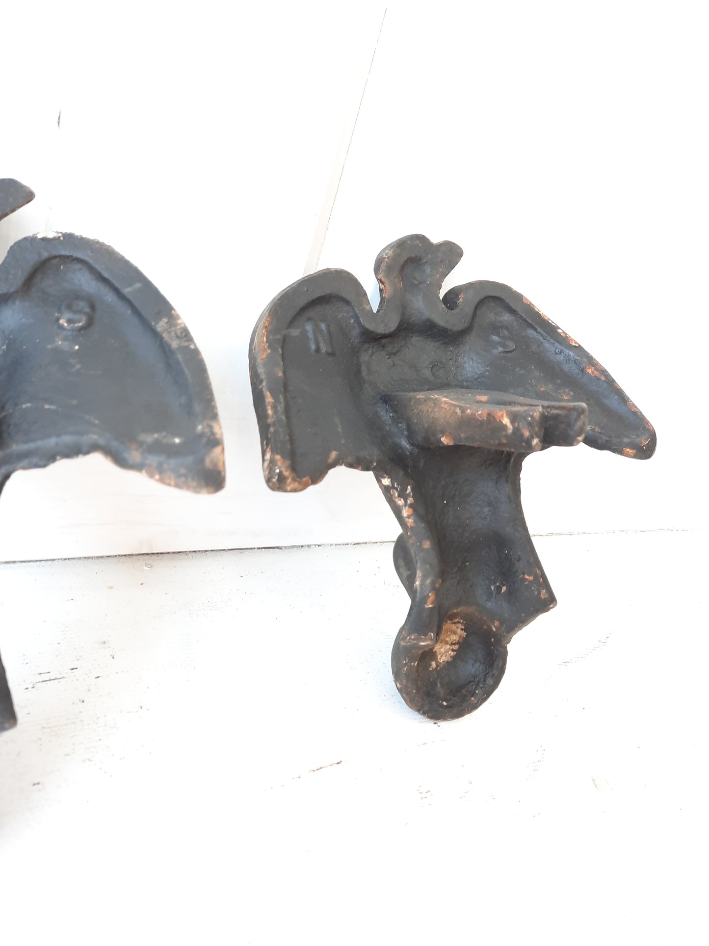 Antique Eagle Design Cast Iron Tub Feet, Pair Eagle Claw Tub Feet, Claw Foot Tub