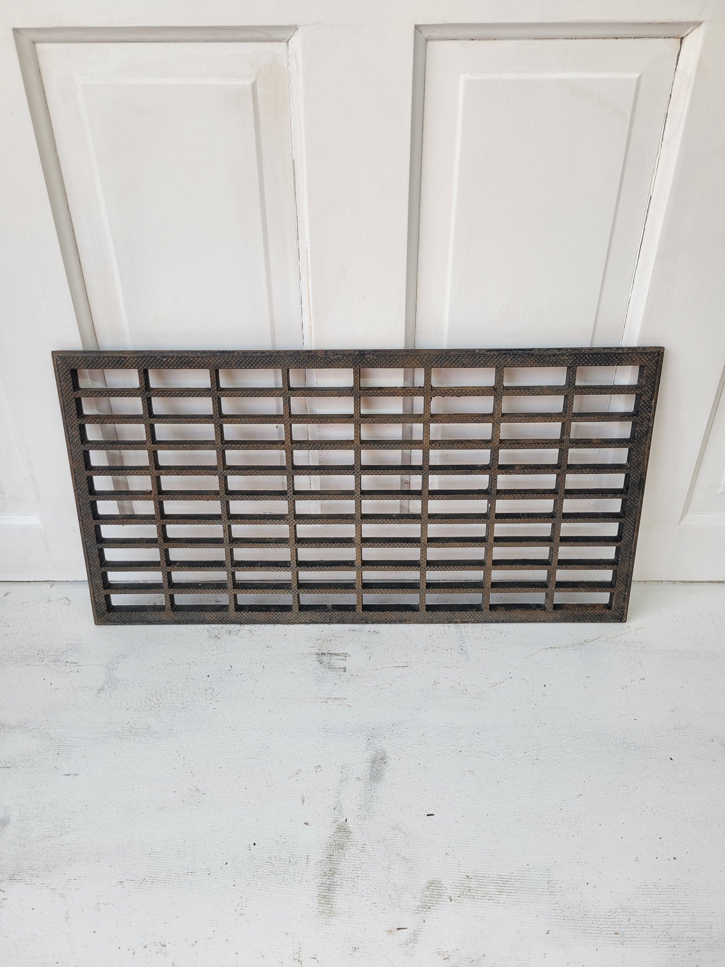 25 x 13 Large Heavy Iron Cold Air Return Vent Cover for Floor #060510