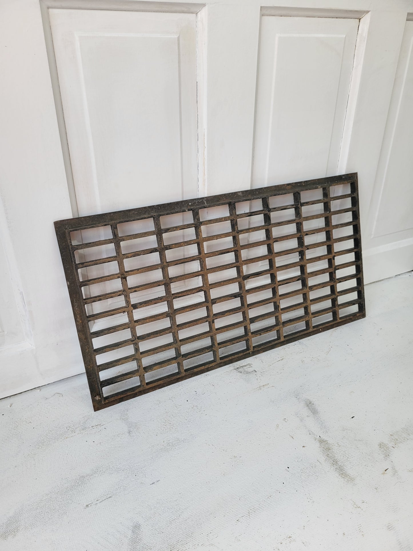 25 x 13 Large Heavy Iron Cold Air Return Vent Cover for Floor #060510