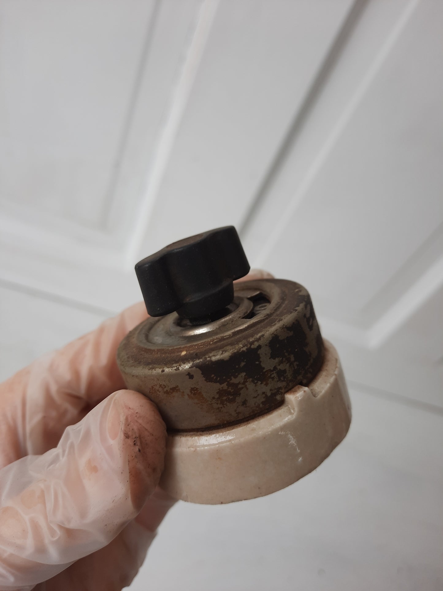 Vintage Metal ON OFF Switch, Vintage Electrical Switch