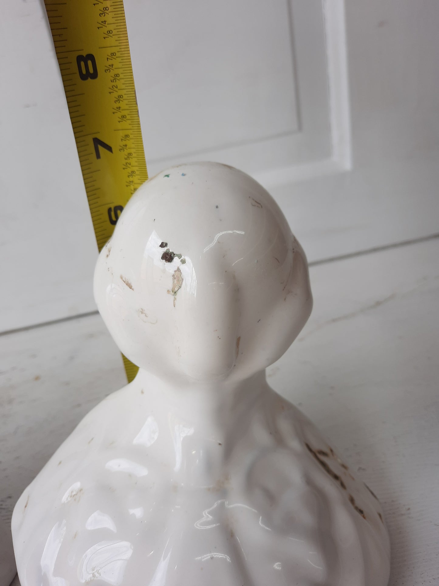Victorian Era Cast Iron and Porcelain Ball and Claw Design Bathtub Feet #070104