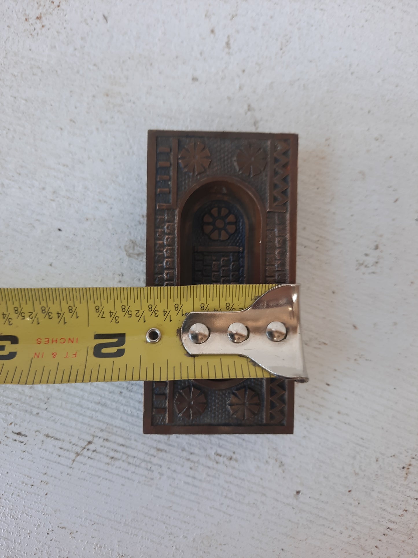 Pair of Eastlake Style Solid Bronze Window Sash Lifts, Antique Wood Window Handles Pulls