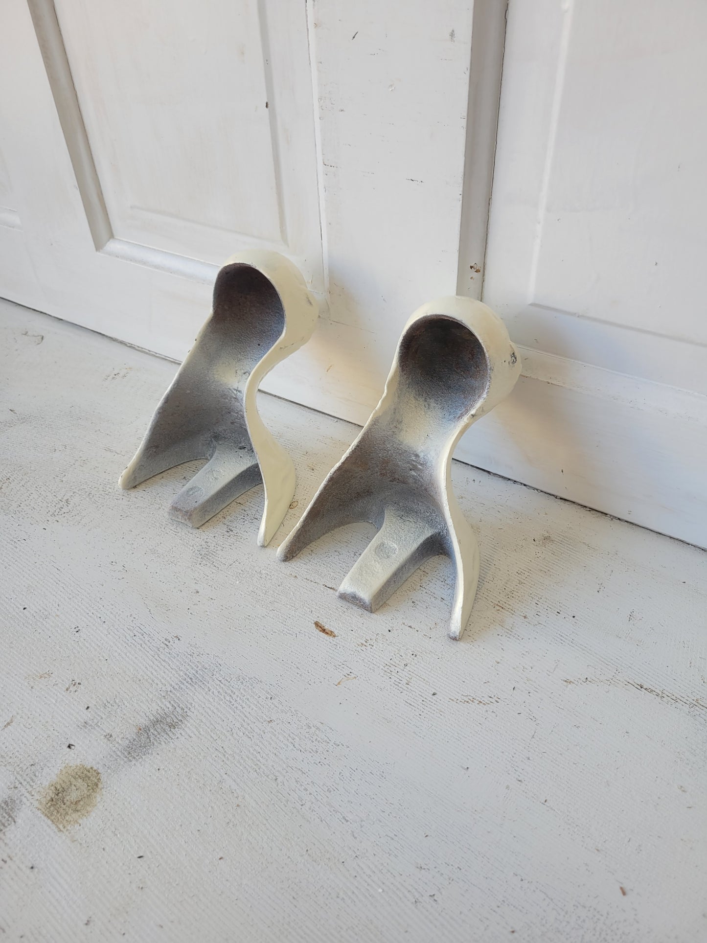 Antique Pair of Cast Iron Tub Eagle Claw, Ball and Claw Design Bathtub Feet #071402