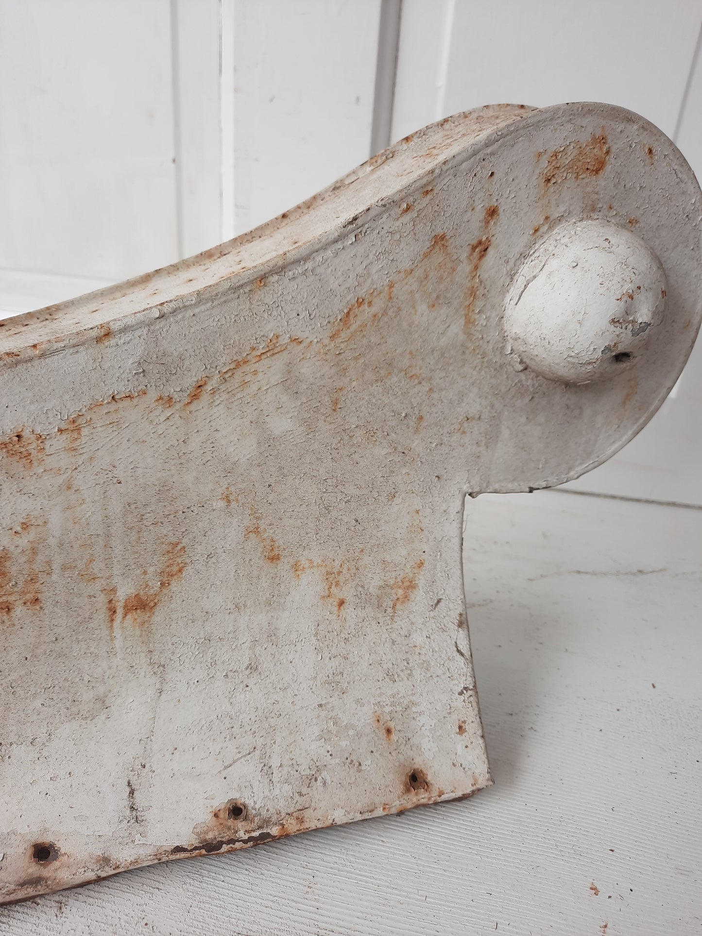 Curved Tin Roof Finial Cap, Victorian Era Tin Roof Embellishment
