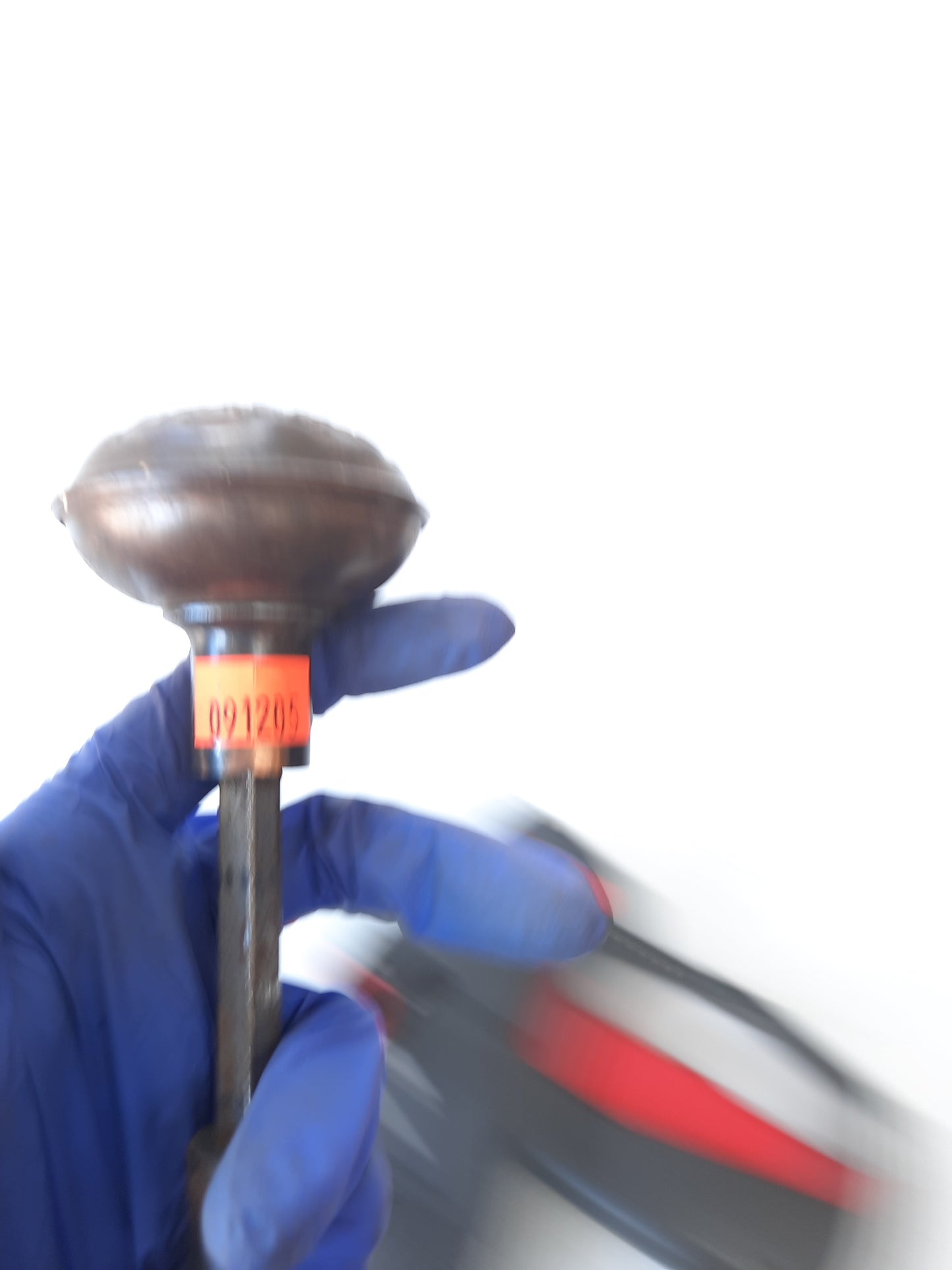 Pair of Fancy Wrought Steel Doorknobs in Turin Pattern by Norwalk, Embossed Door Knobs, Floral Pattern Antique DoorKnobs 091205