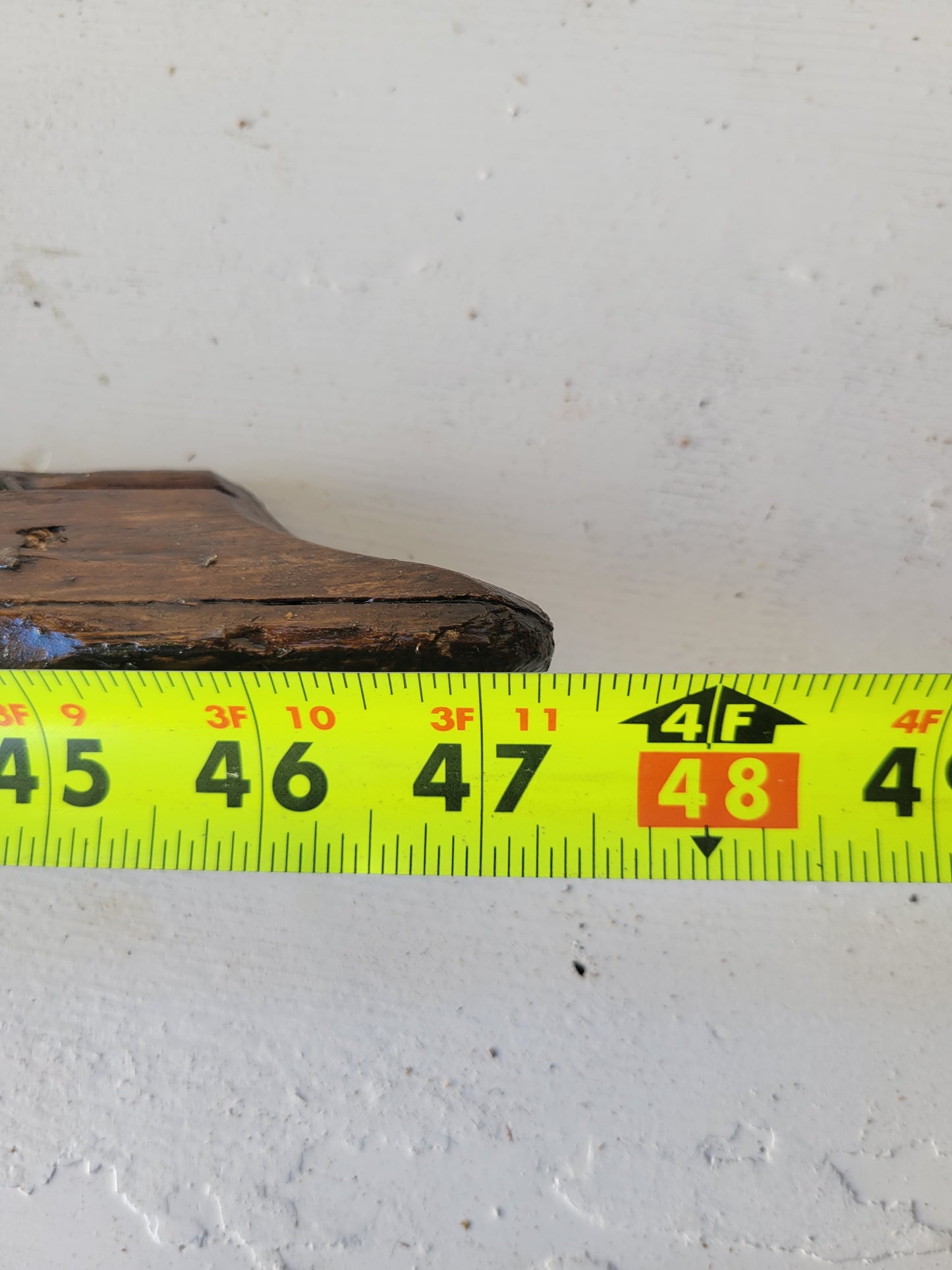 48" Antique Trim Corner Guard, Turned Wood Corner Trim Piece, #100702