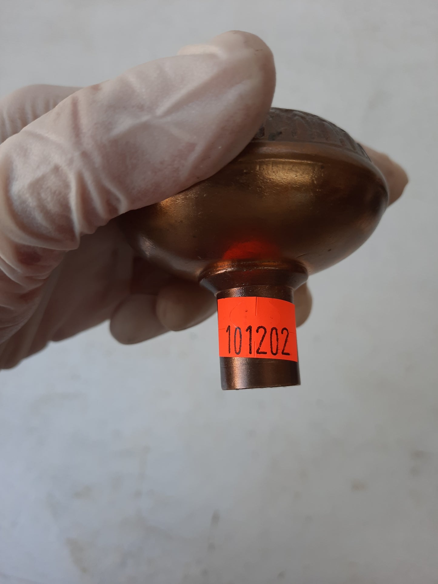 Wrought Bronze Eastlake Doorknob, Victorian Ornate Bronze Door Knob 101202