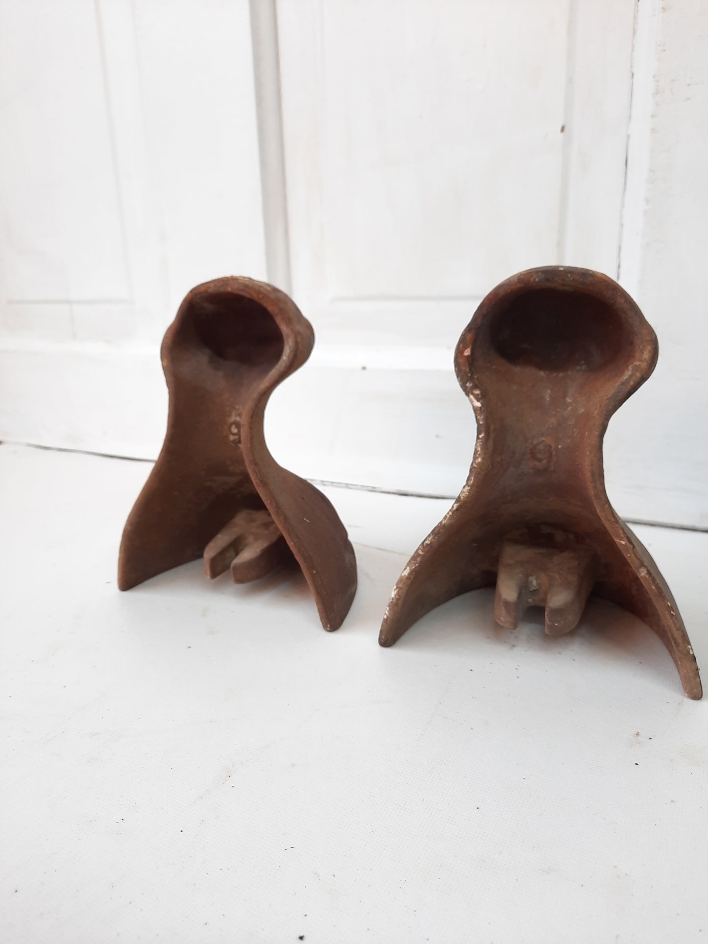 Ornate Antique Cast Iron Tub Feet, Pair of Ball and Claw Tub Feet, Claw Foot Tub 121004