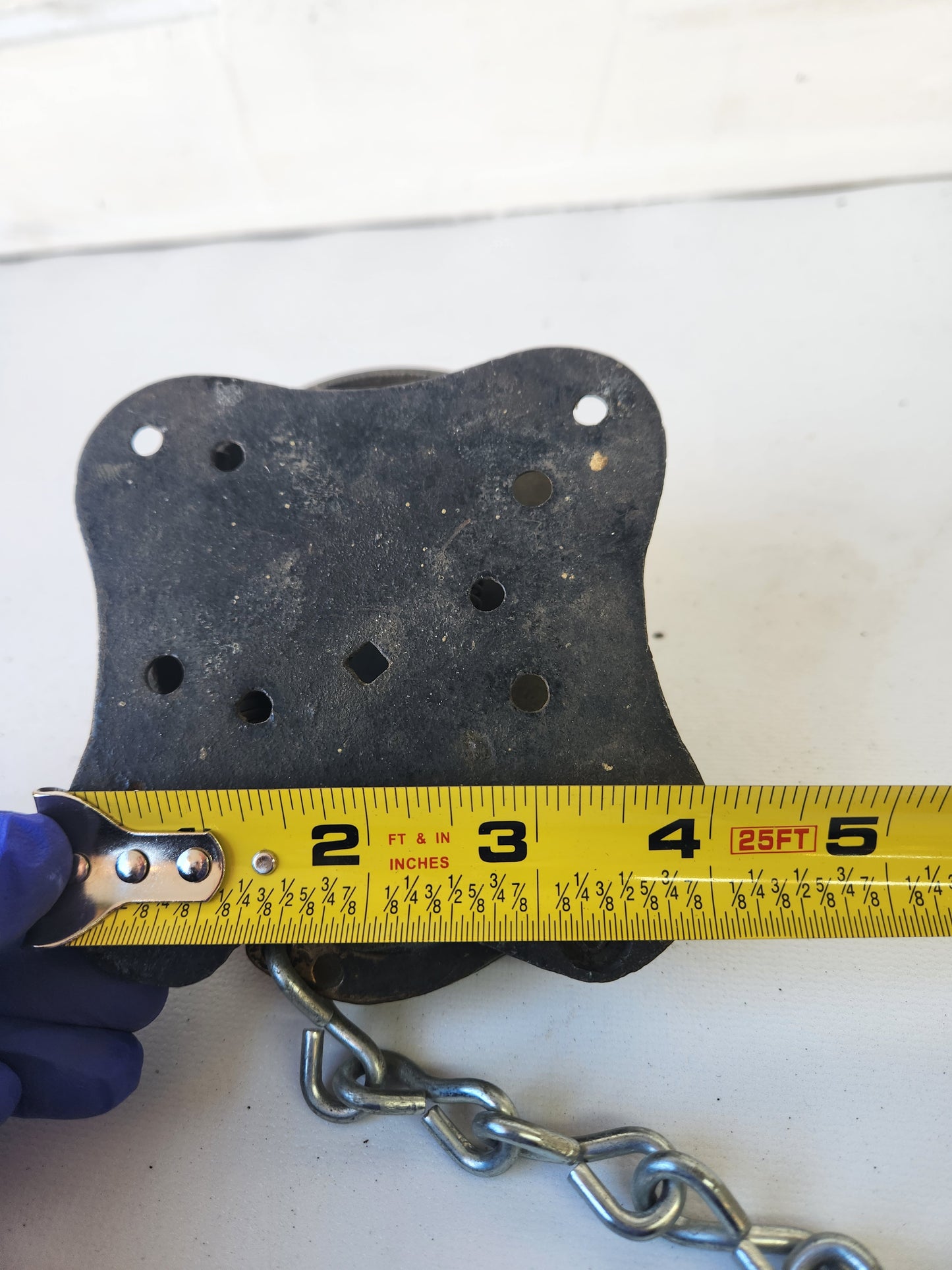 Antique Mechanical Doorbell, Victorian Era Pull Chain Style Door Bell 011104