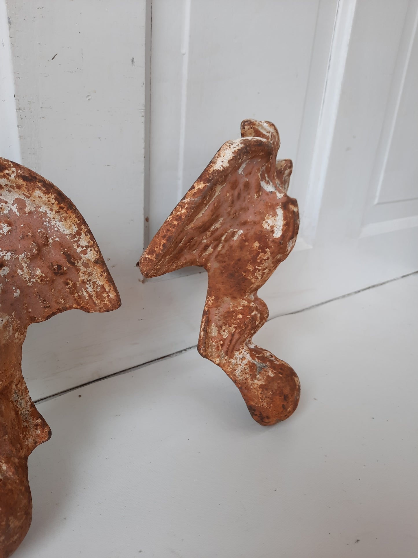 Antique Eagle Design Cast Iron Tub Feet, Pair Eagle Claw Tub Feet, Claw Foot Tub 030501