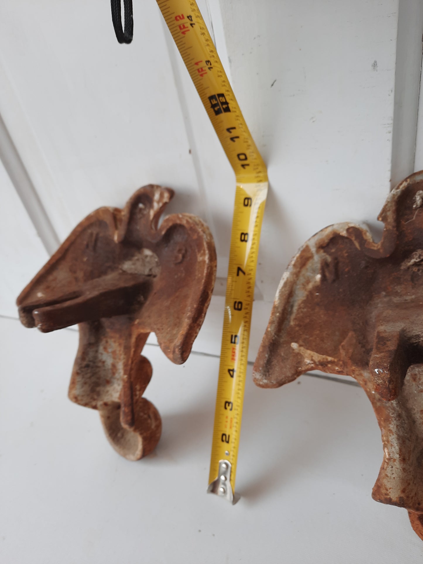 Antique Eagle Design Cast Iron Tub Feet, Pair Eagle Claw Tub Feet, Claw Foot Tub 030501
