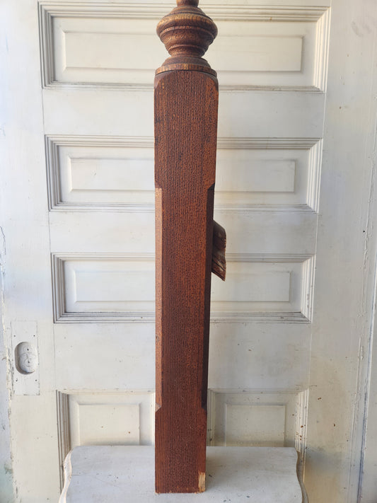 Antique Newel Post, Staircase Post, Staircase Newel, Stair Case Post 032101