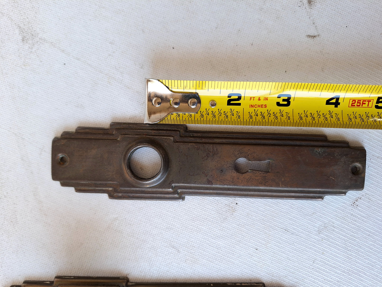 Art Deco Antique Backplates and Doorknobs, Art Deco Door Hardware 062604