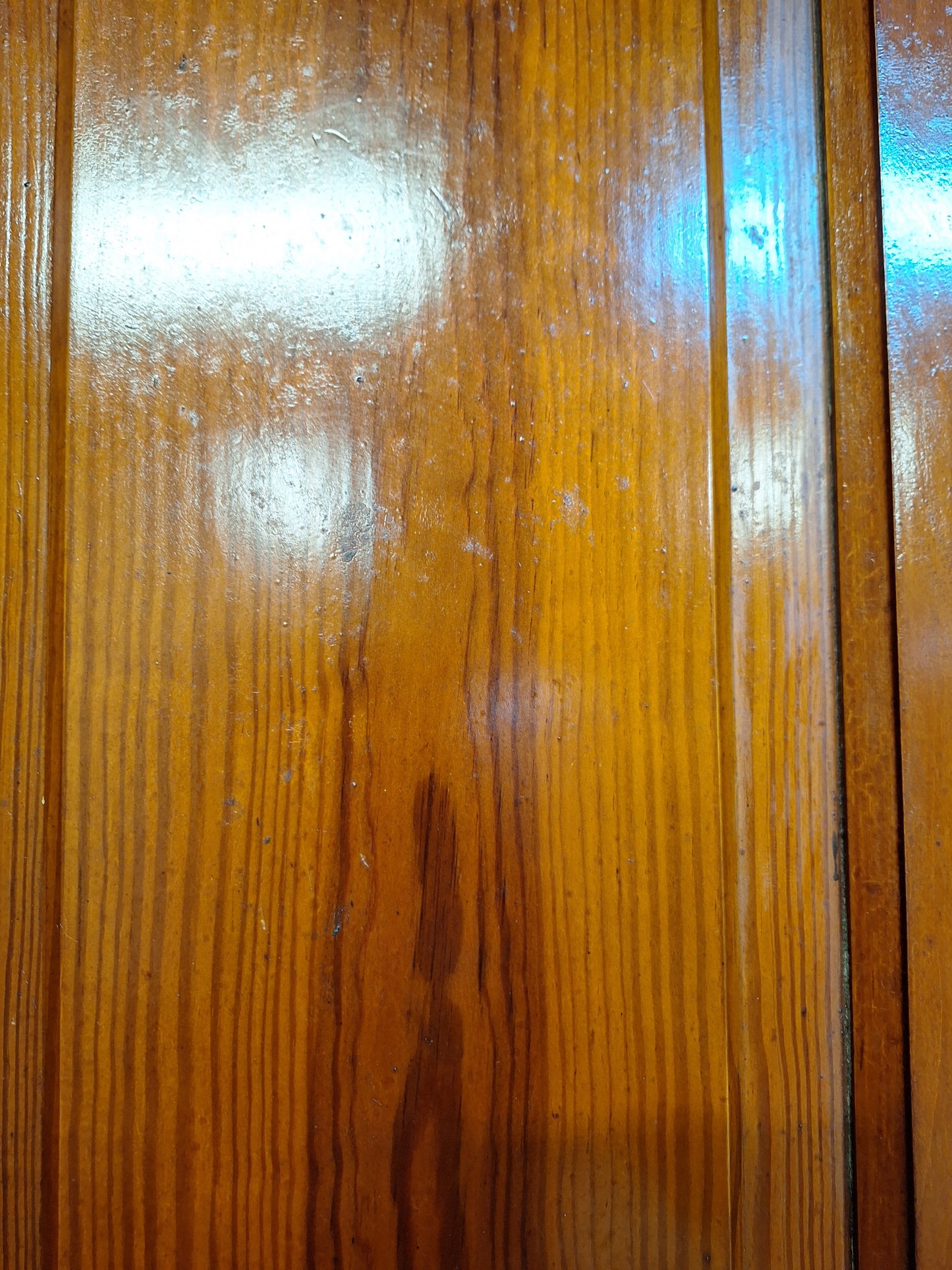 72" Wide by 101" Tall Antique Pair of Pocket Doors, Victorian Solid Wood Recessed Doors Set