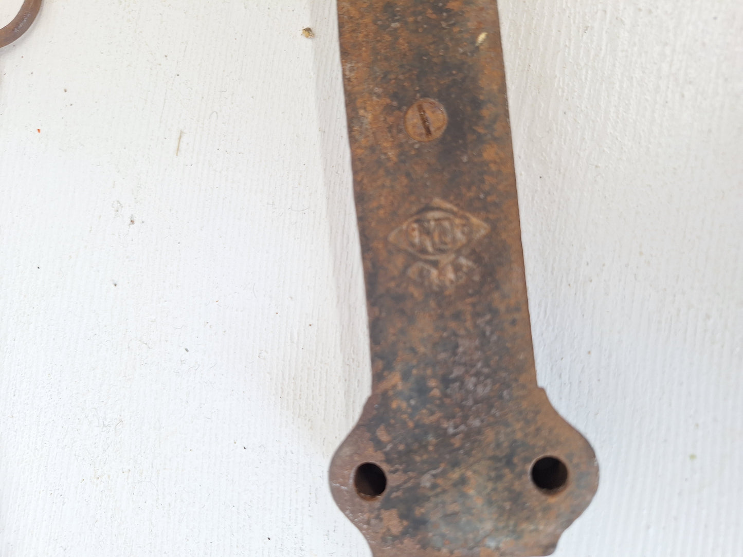 Slide Bolt Lock for Antique French Doors, Ornate Eastlake Surface Bolt for Double Doors, Spring Loaded, Door Bolt Lock 071313