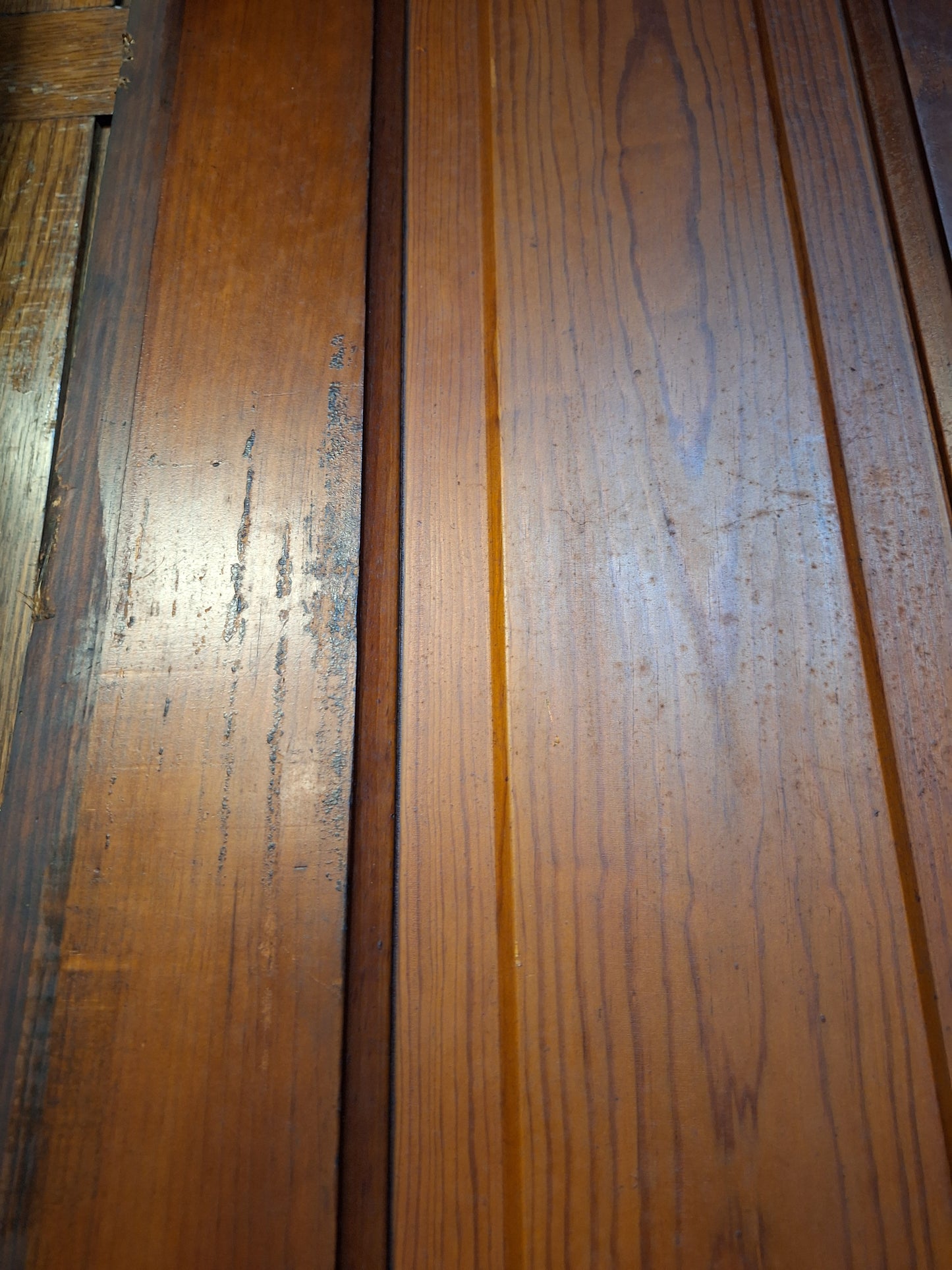 60" Wide by 101" tall Antique Pair of Pocket Doors, Victorian Solid Wood Recessed Doors