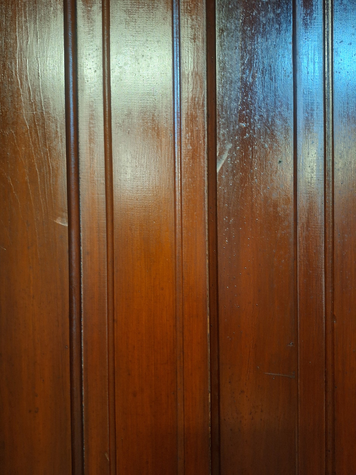 73" Wide by 101" Tall Antique Pair of Pocket Doors, Victorian Solid Wood Recessed Doors 100501
