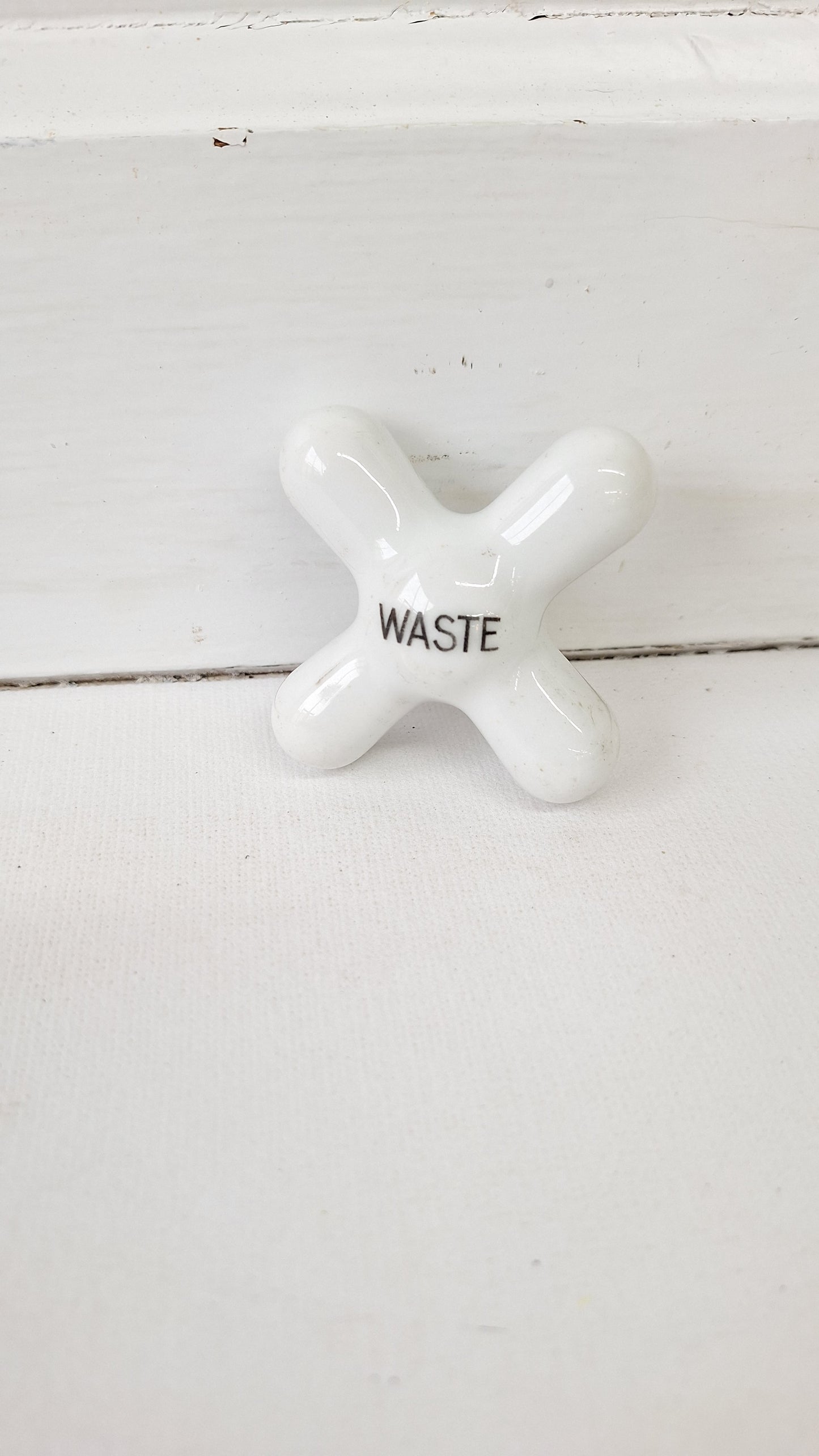 Vintage Waste Knob Replacement, Vintage Plumbing Waste Drain Knob, Stopper Plug, Plug Handle 111419