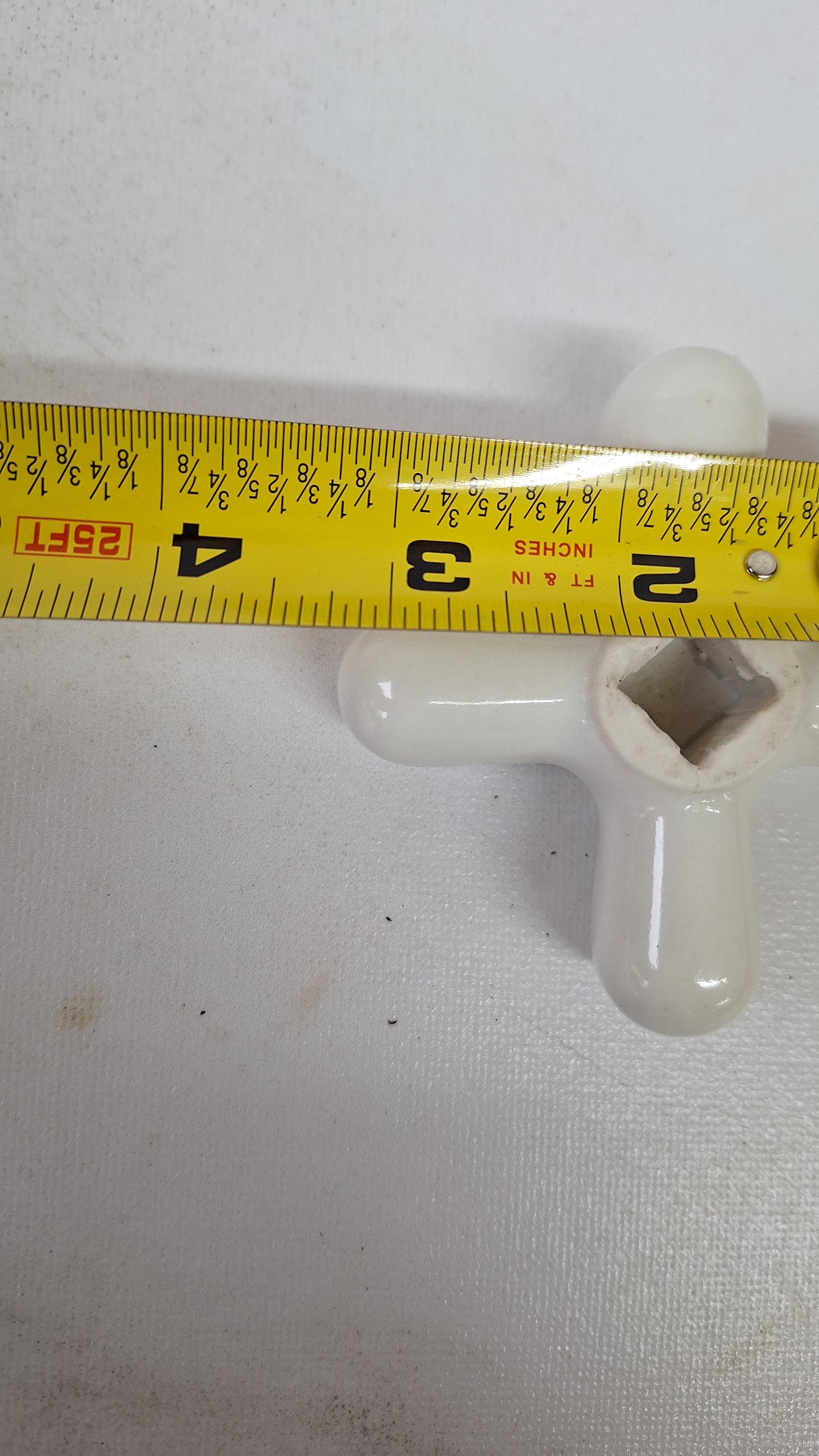 Hot Porcleain Cross Handle Antique Porcelain Sink or Bathroom Handle, Sink Faucet Handle, Porcelain White Cross Knobs 1114620