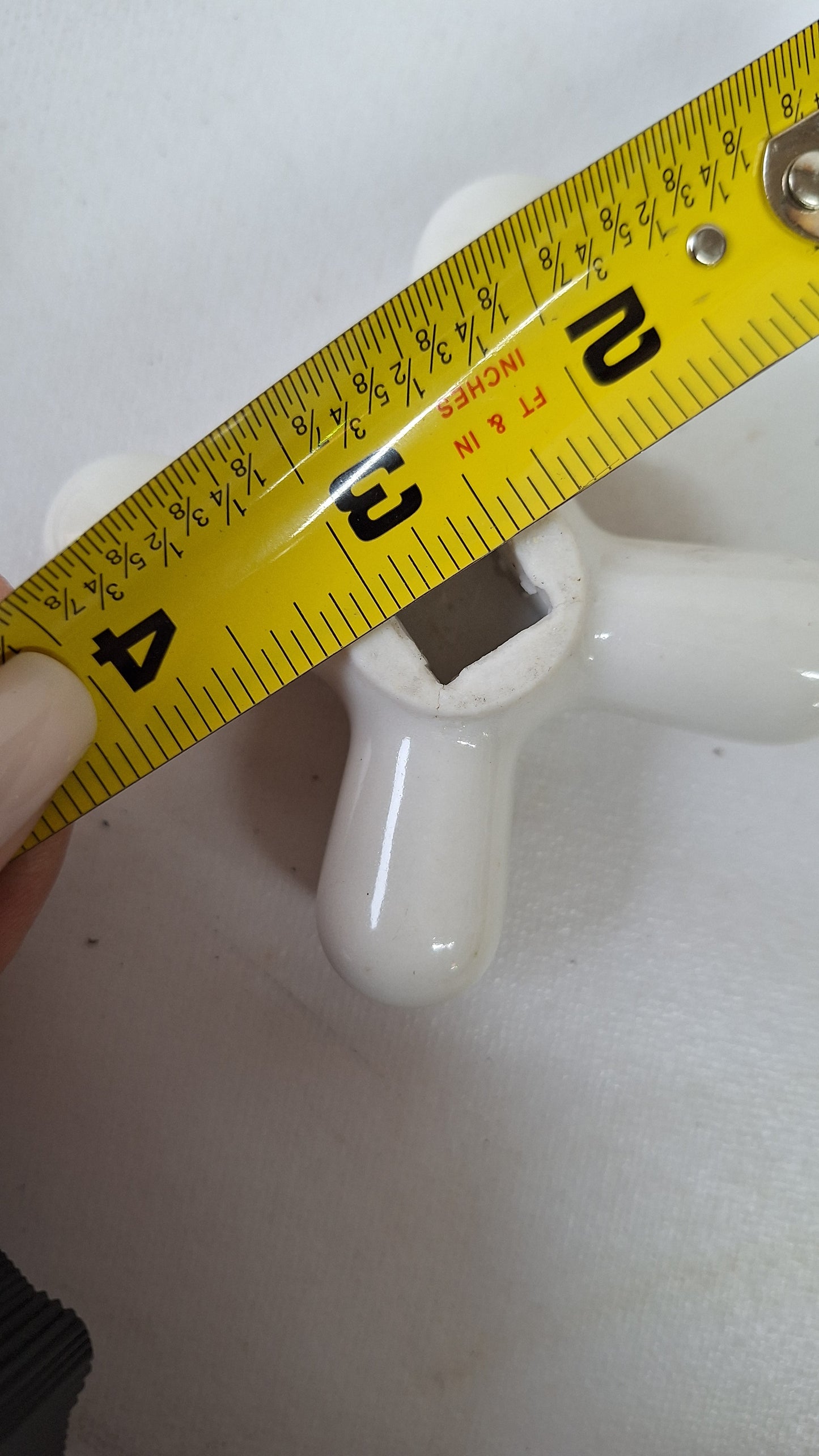 Hot Porcleain Cross Handle Antique Porcelain Sink or Bathroom Handle, Sink Faucet Handle, Porcelain White Cross Knobs 1114620