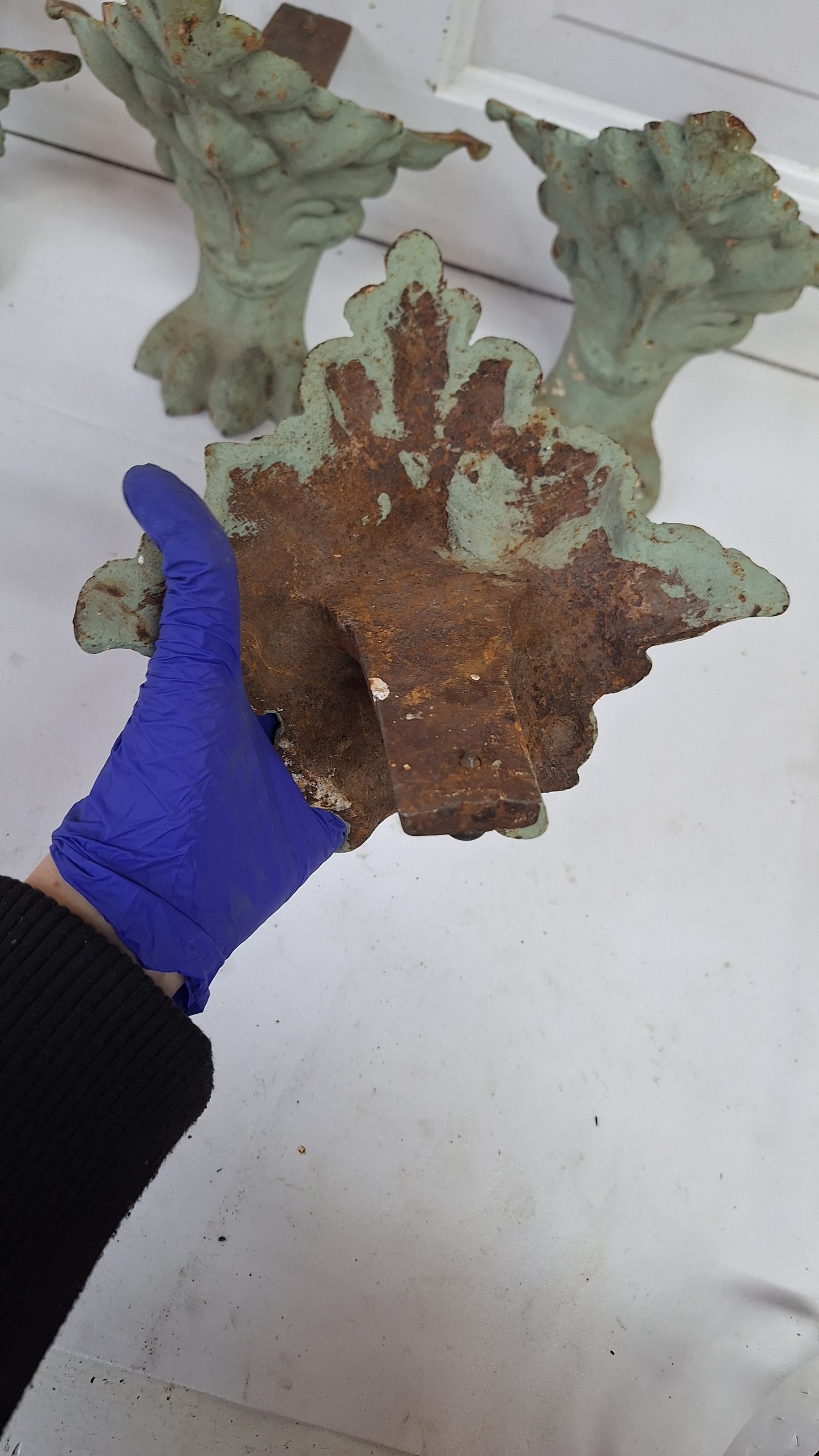 Four Ornate Antique Bathtub Feet, Old Tub Feet, Clawfoot Tub Feet, Claw Feet, Claw Foot Tub, Claw Foot Feet 122902