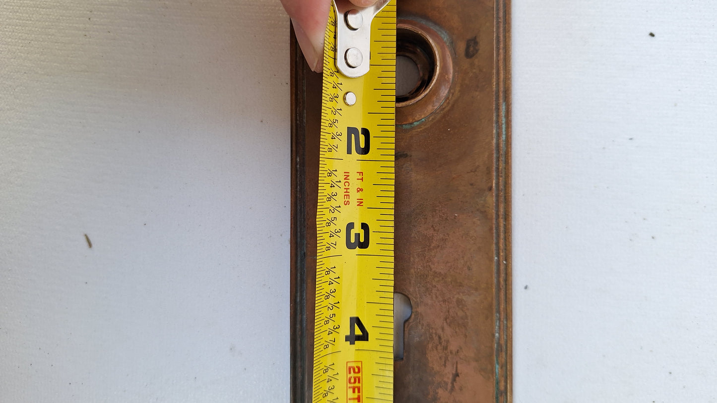 Fancy Door Plates, Salvaged Hardware, Ornate Escutcheons, Knob Back Plates 020402