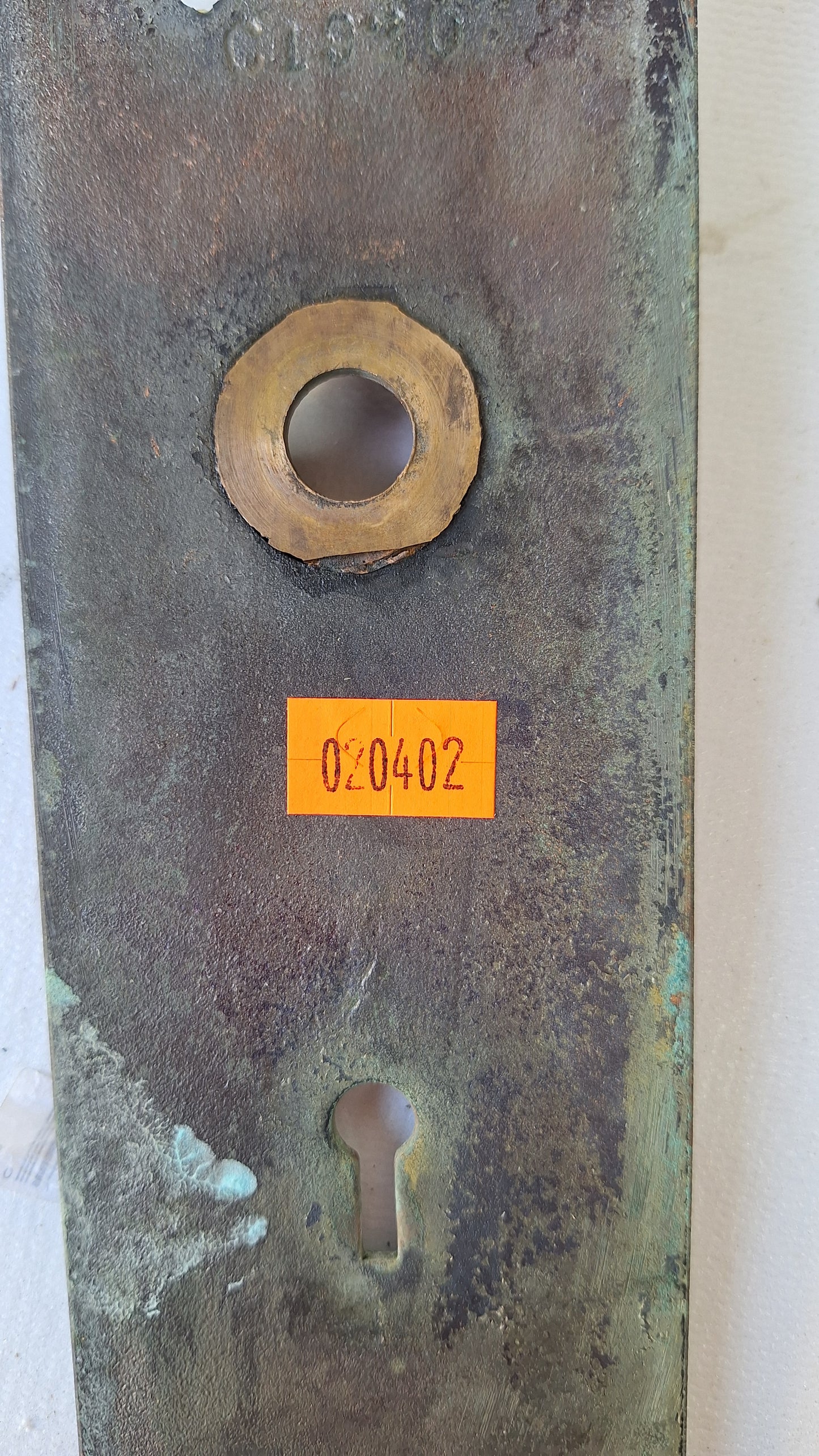 Fancy Door Plates, Salvaged Hardware, Ornate Escutcheons, Knob Back Plates 020402