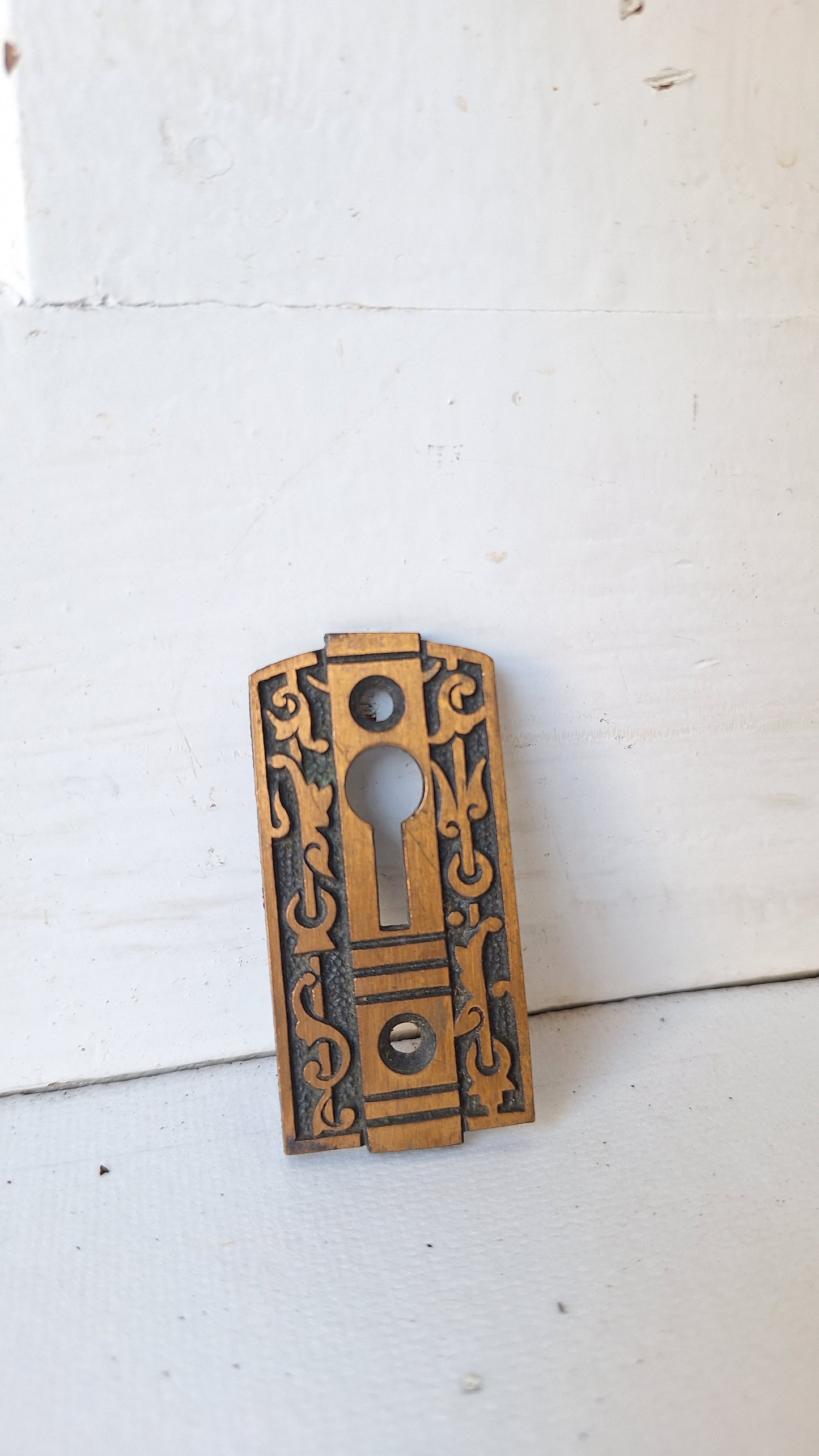 Ornate Design Large Antique Key Holes, Brass Key Hole, Key Hole Cover Escutcheon 020610