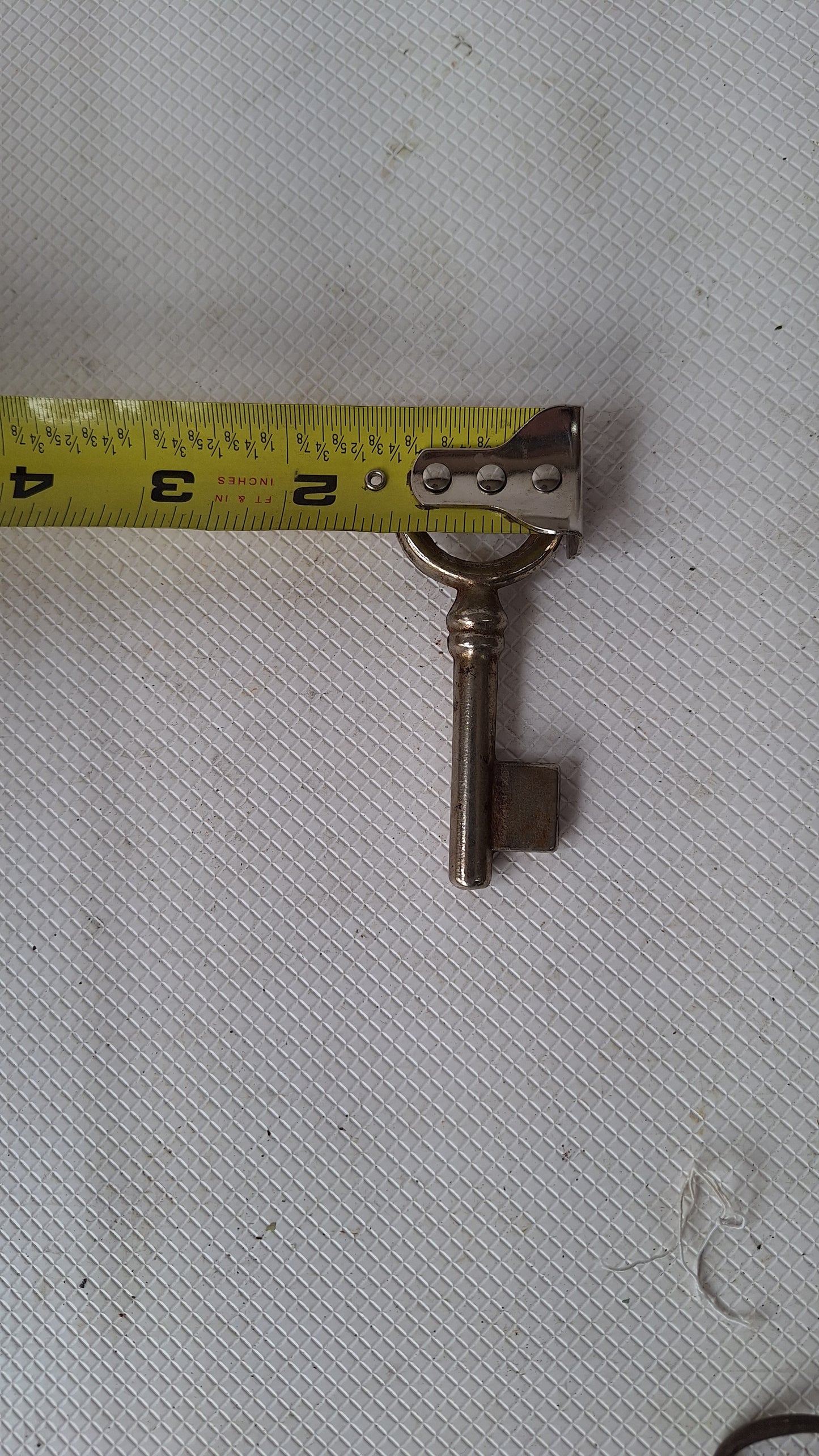 Fancy Silver Key, Old Skeleton Key, Antique Key, Antique Brass Key, Silver Skeleton Key, Key Jewelry, Key Pendant, Antique Skeleton 041802