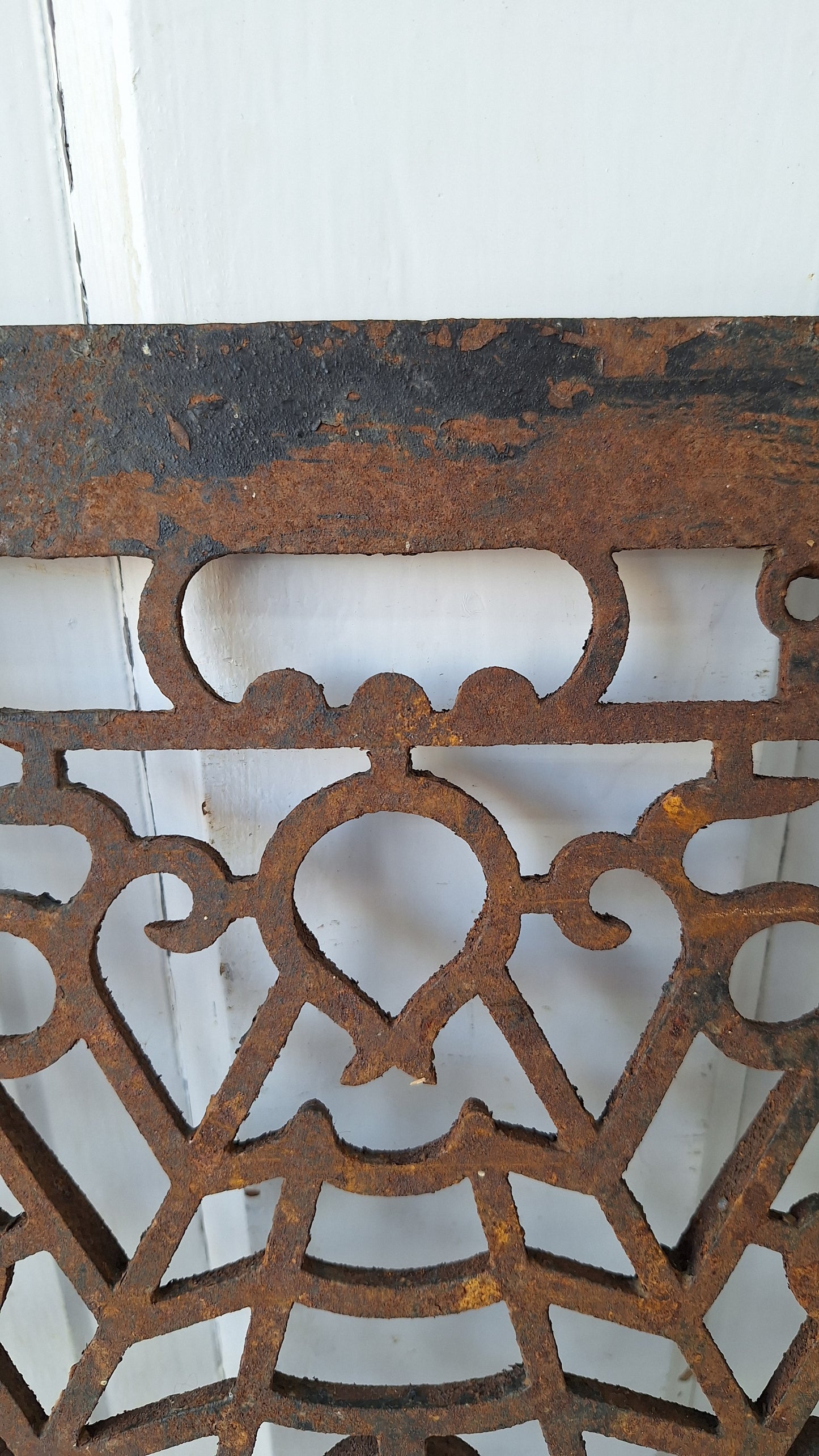 12 x 16 Iron Vent Grate Cover, Fancy Iron Antique Vent, Heating Vent, Cast Iron Grate, Decorative Grate 042409