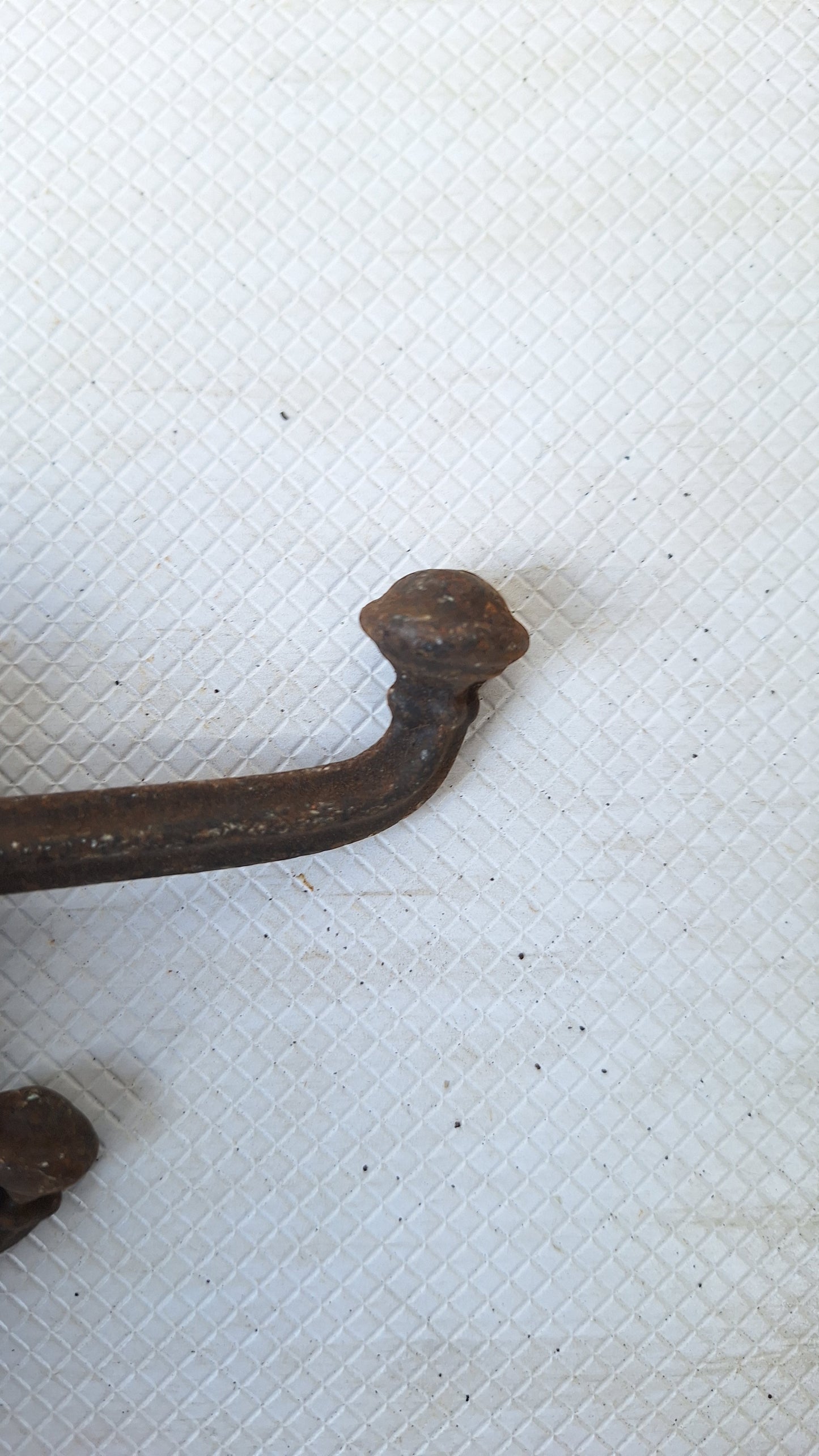 Large Antique Hook for Wall, Large Wall Hook, Cast Iron Coat Closet Hook 042412