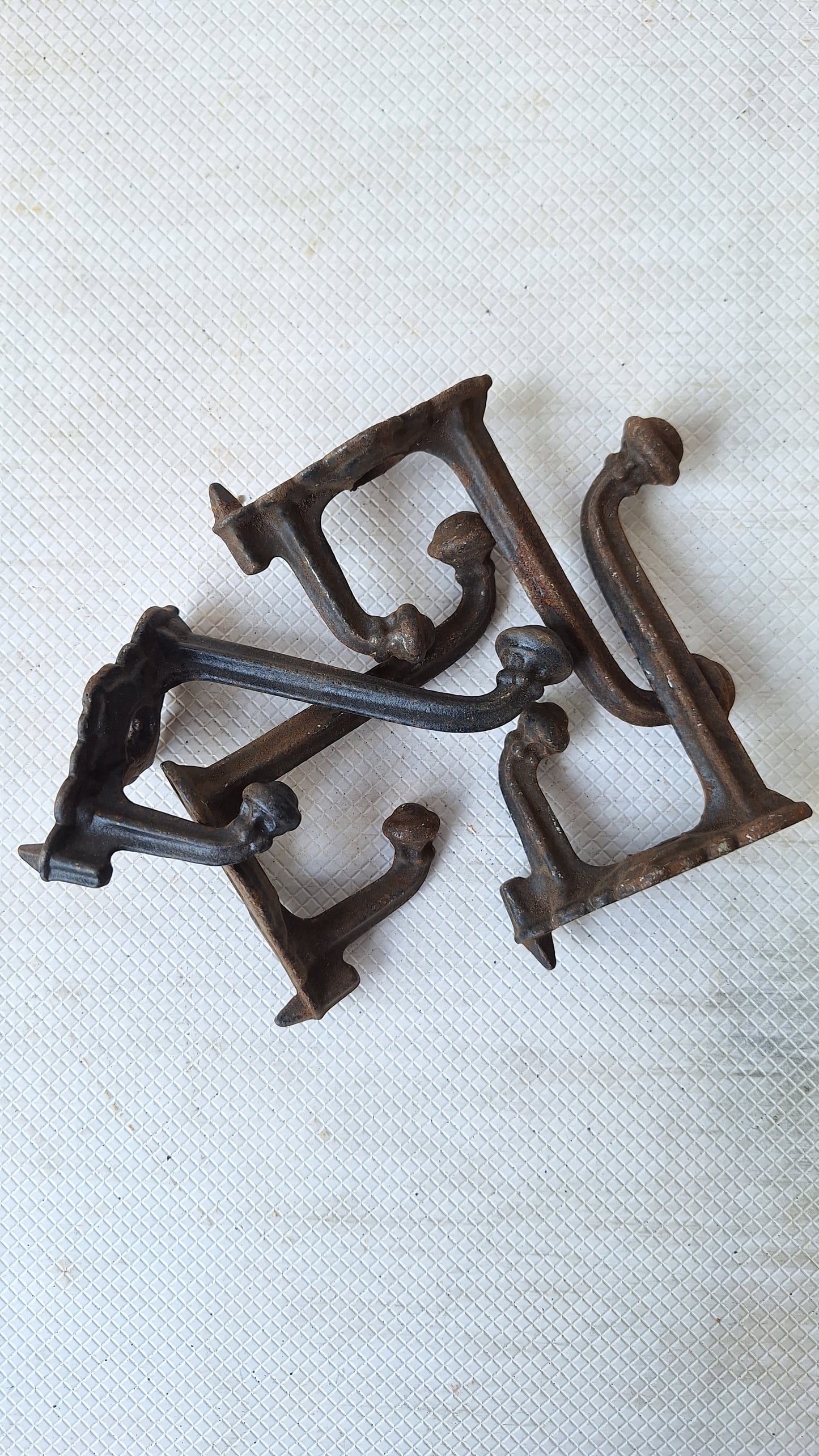 Large Antique Hook for Wall, Large Wall Hook, Cast Iron Coat Closet Hook 042412