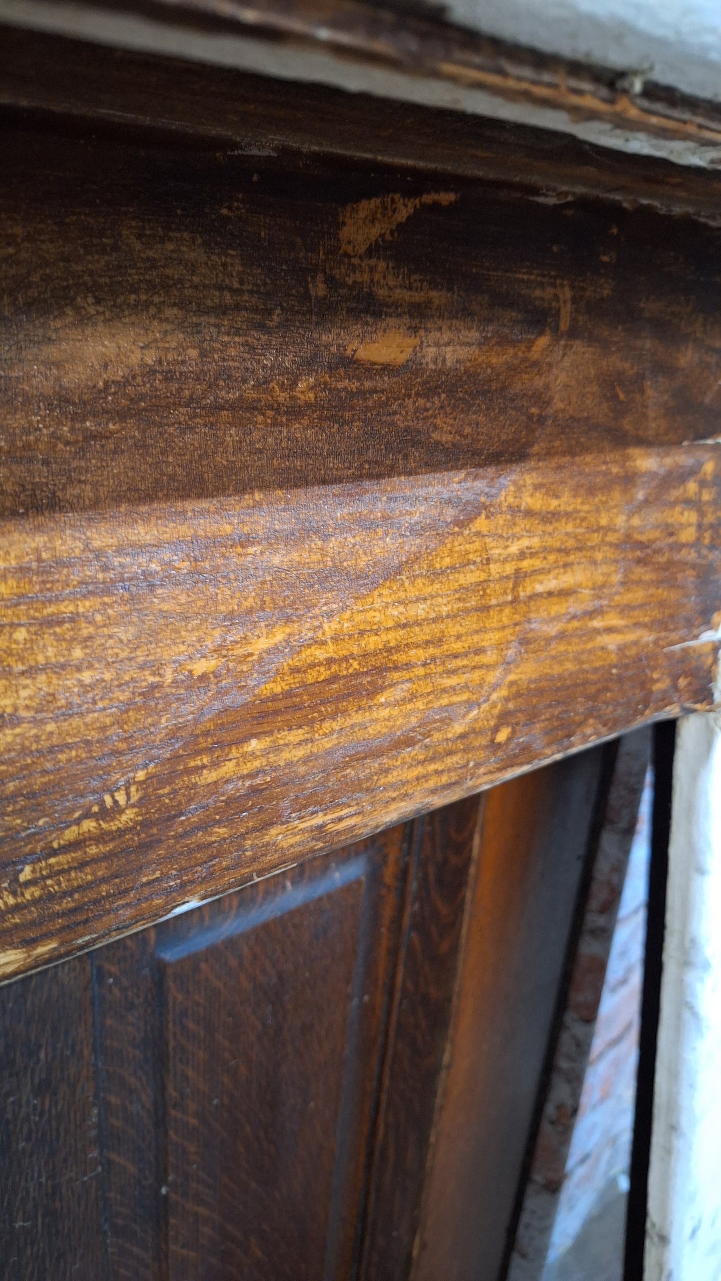Mantle With Carvings, Antique Wood Fireplace Mantel, Carved Wood Mantel
