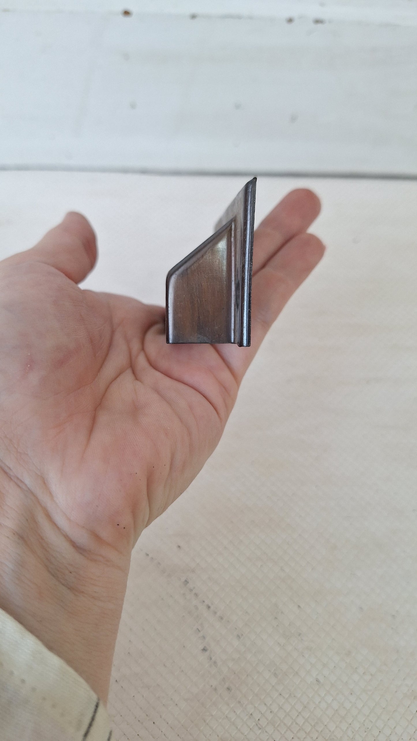 Brass Antique Label Holder Drawer Pull, Small Metal Card Holder, Drawer Handle Vintage File Cabinet Hardware Apothecary Drawer 072802