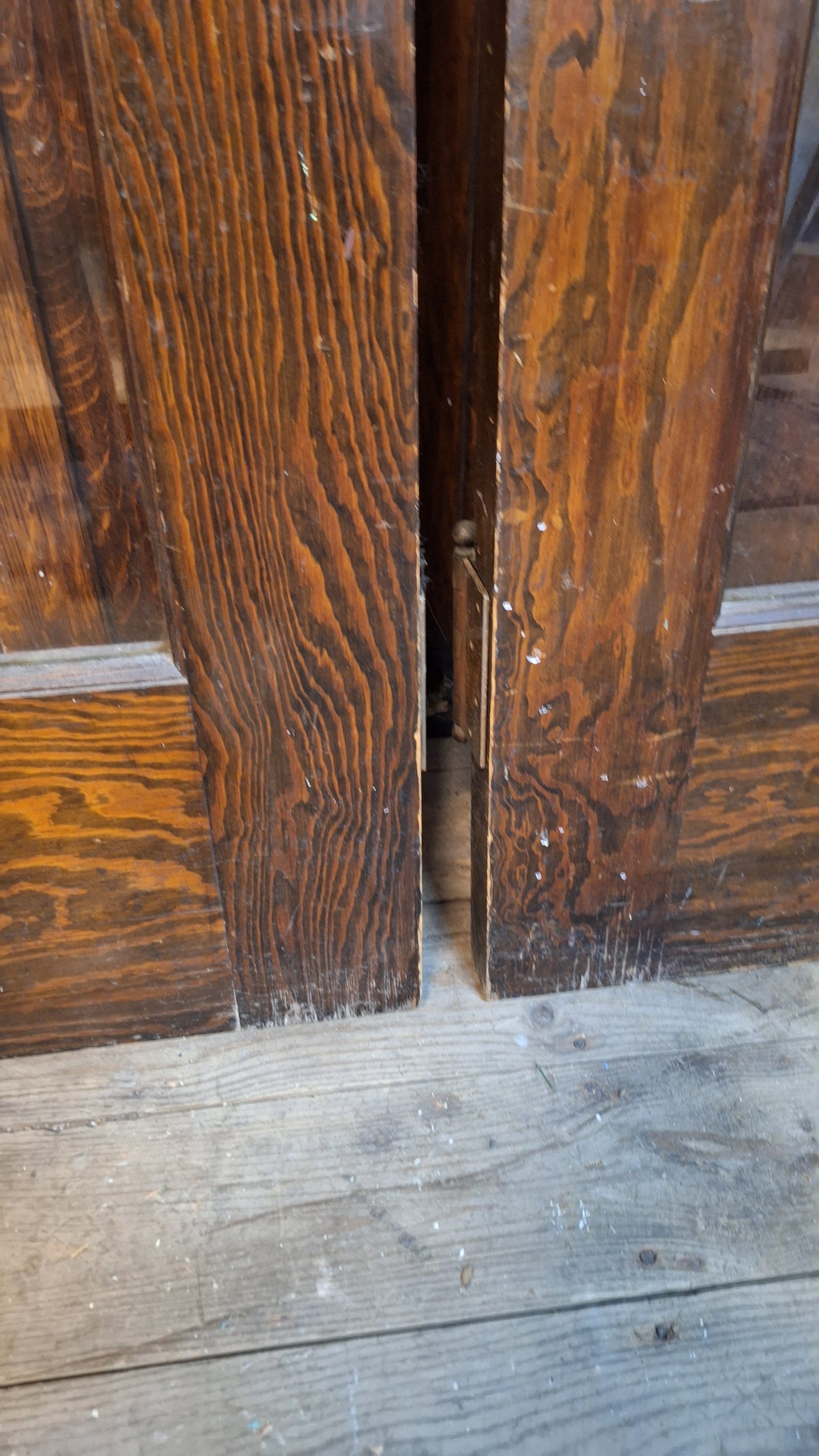Double Arched Door Set, Curved Top Double Door Set, Pair of Antique Arch Doors, Architecture Salvage Arched French Door 080712