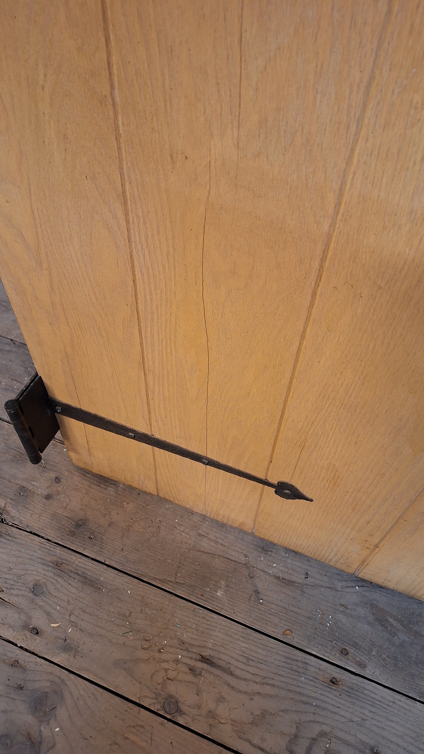 36" Wide Vintage Solid Wood Rustic Door, Vintage Solid Wood Barn Style Door, Architecture Salvage