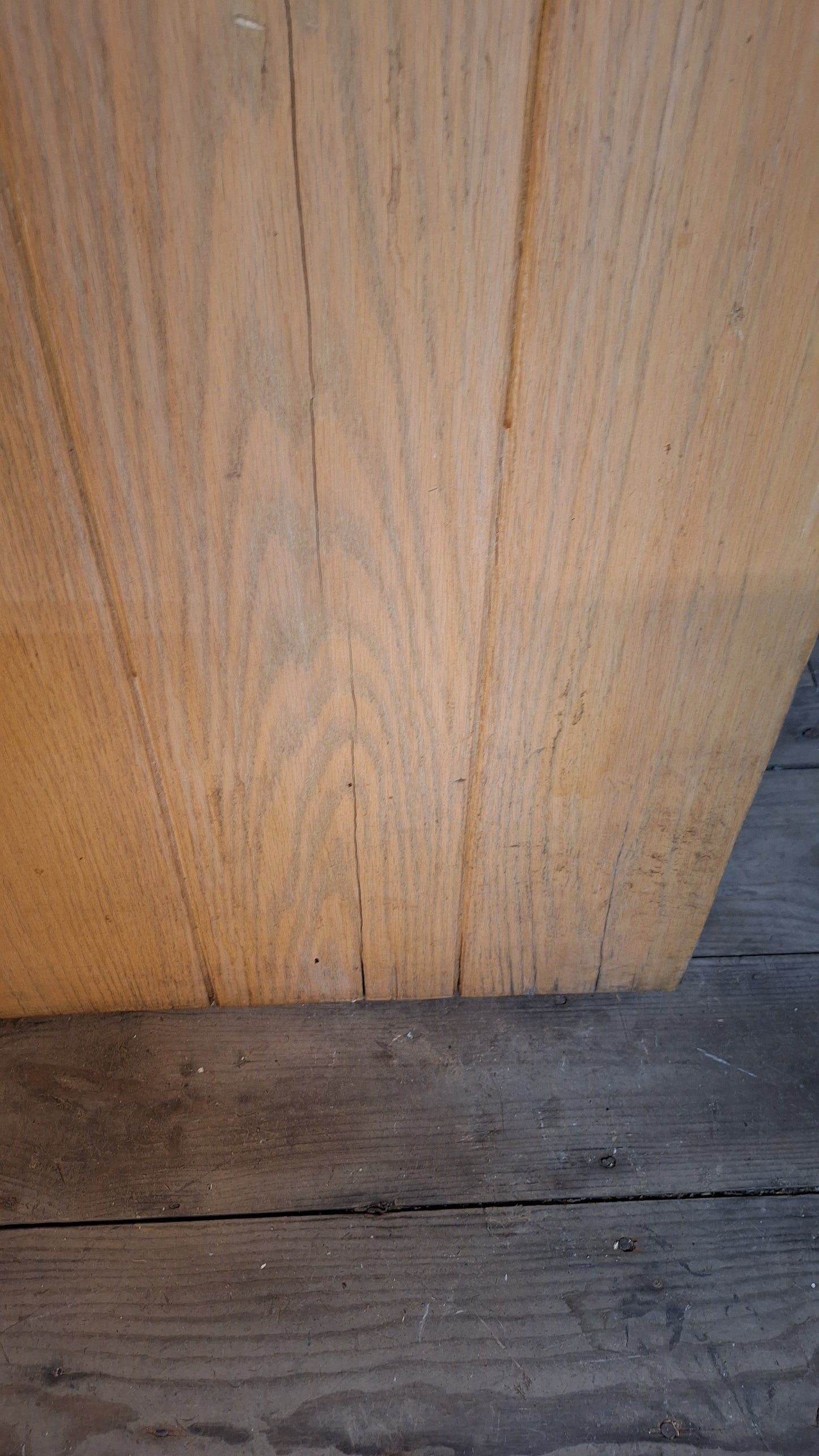 36" Wide Vintage Solid Wood Rustic Door, Vintage Solid Wood Barn Style Door, Architecture Salvage