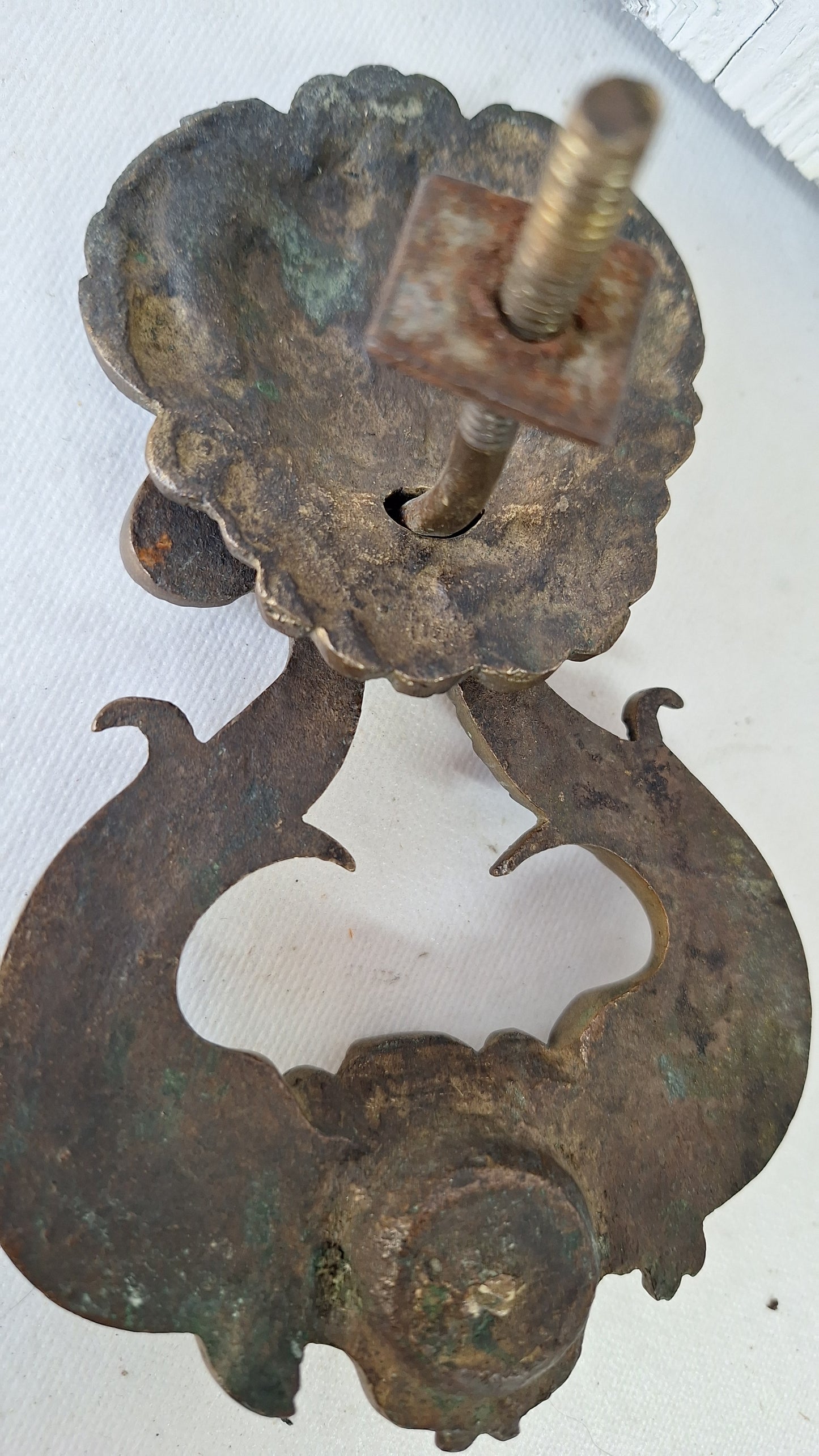 Antique Bronze Door Knocker, Mythical Creature Design Door Knocker Hardware