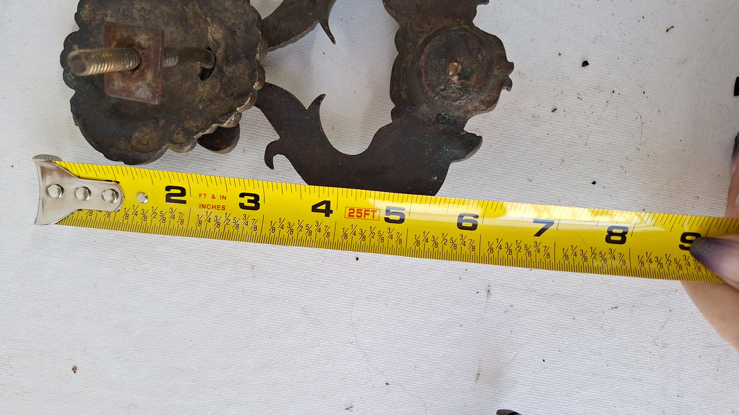 Antique Bronze Door Knocker, Mythical Creature Design Door Knocker Hardware