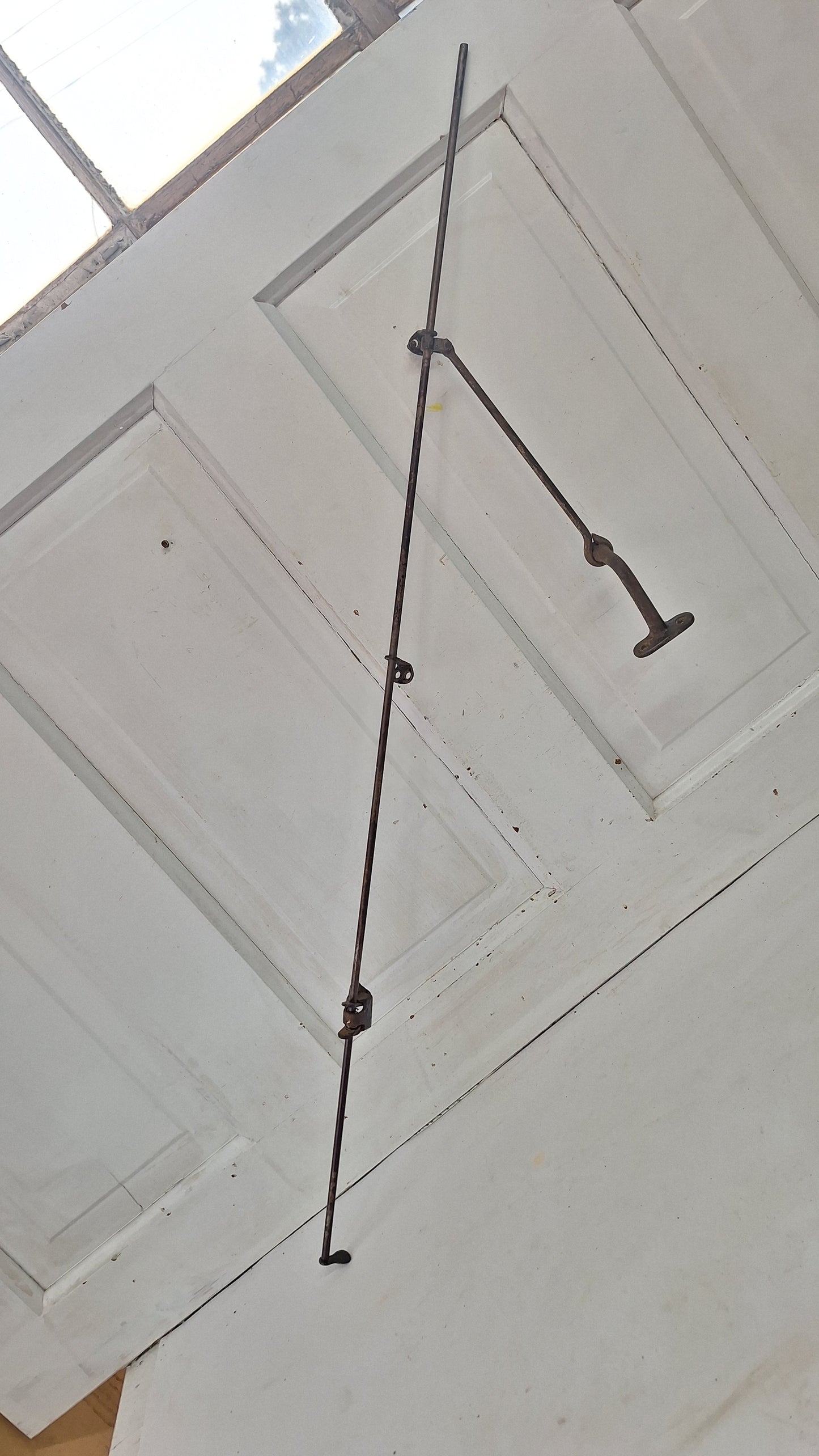36" Transom Window Rod, Antique Transom Operator Hardware