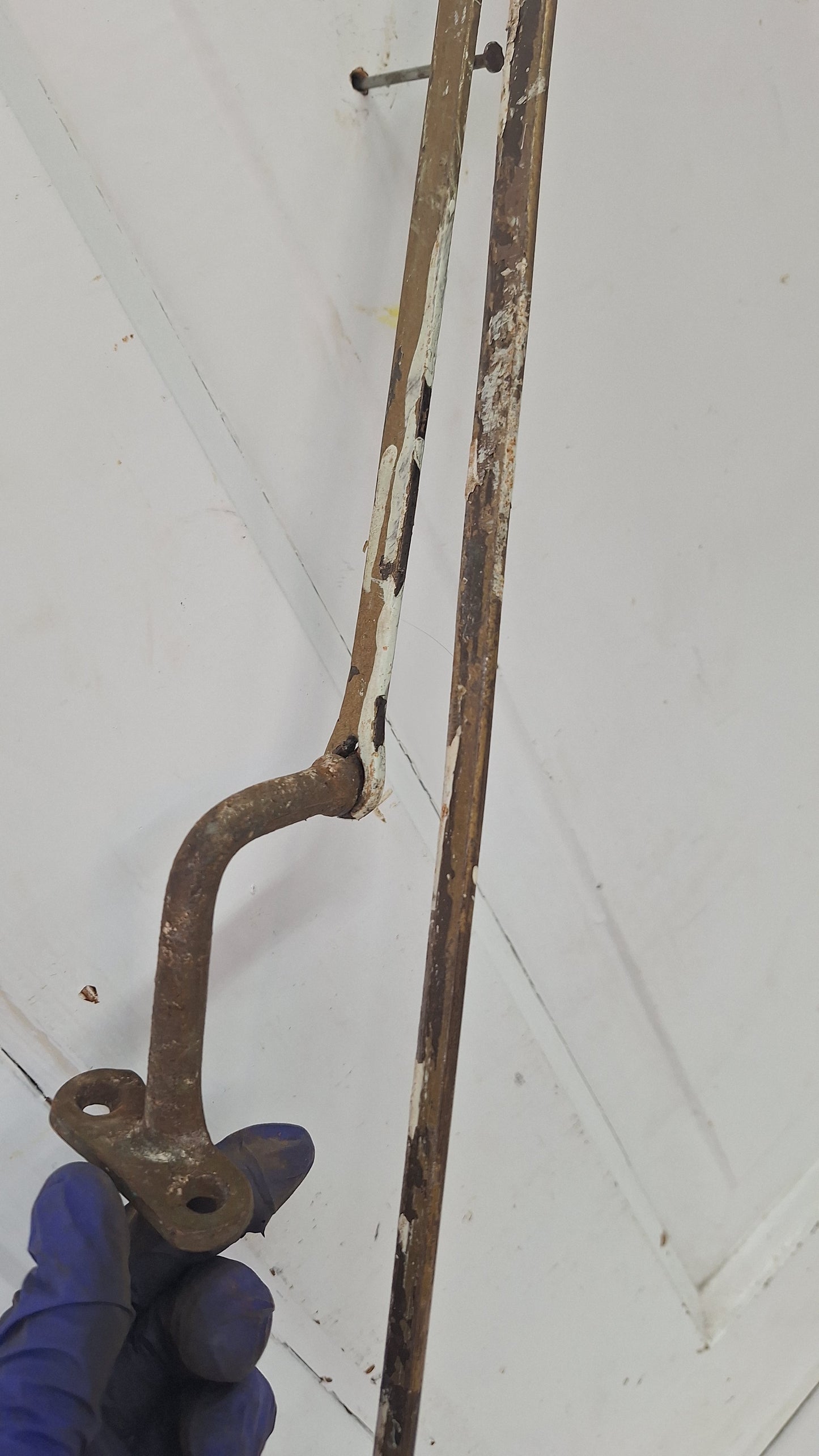 36' Transom Window Flat Style Rod, Antique Transom Operator Hardware