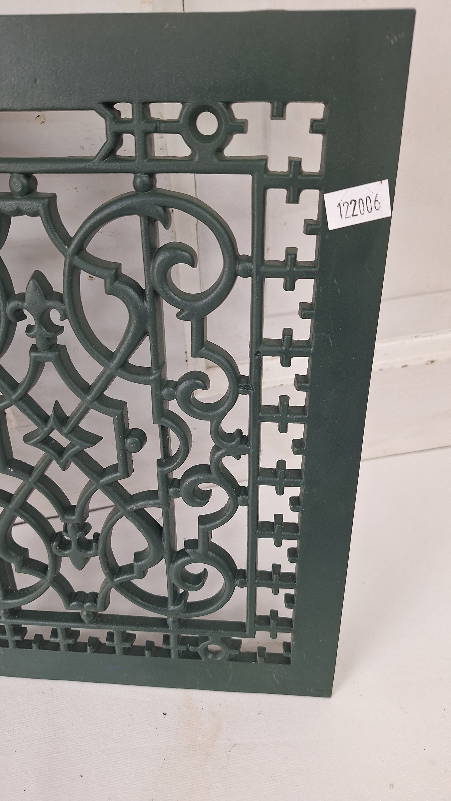 Fancy Iron Vent Grate Cover: Decorative Scroll Design (10 x 12 inches)