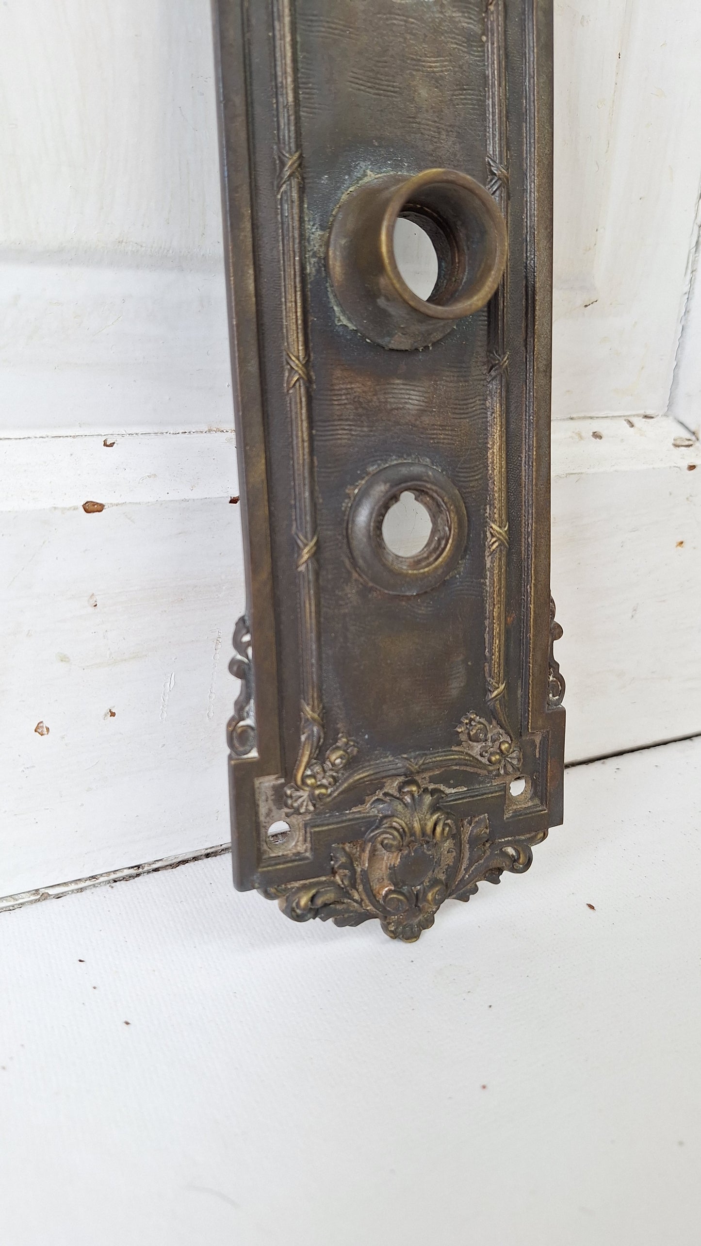 Lion's Head Large Solid Bronze Entry Backplate