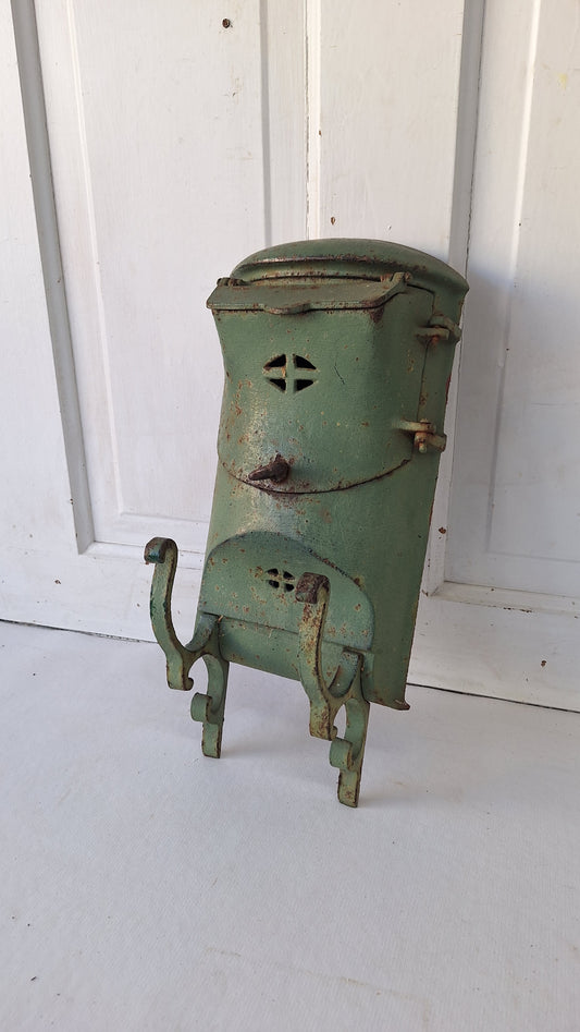 Vintage Cast Iron Mailbox, Old House Mail Box