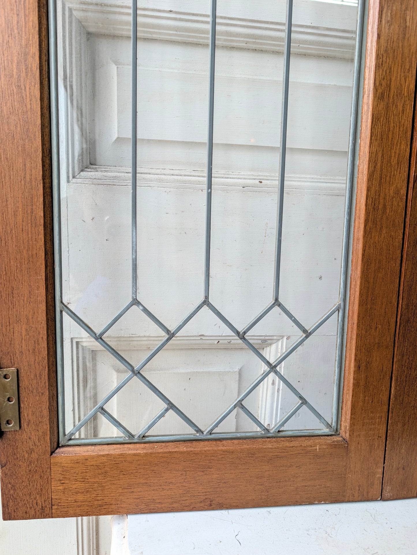 Leaded Glass Cabinet Doors, Victorian Era Built In Cabinet Doors