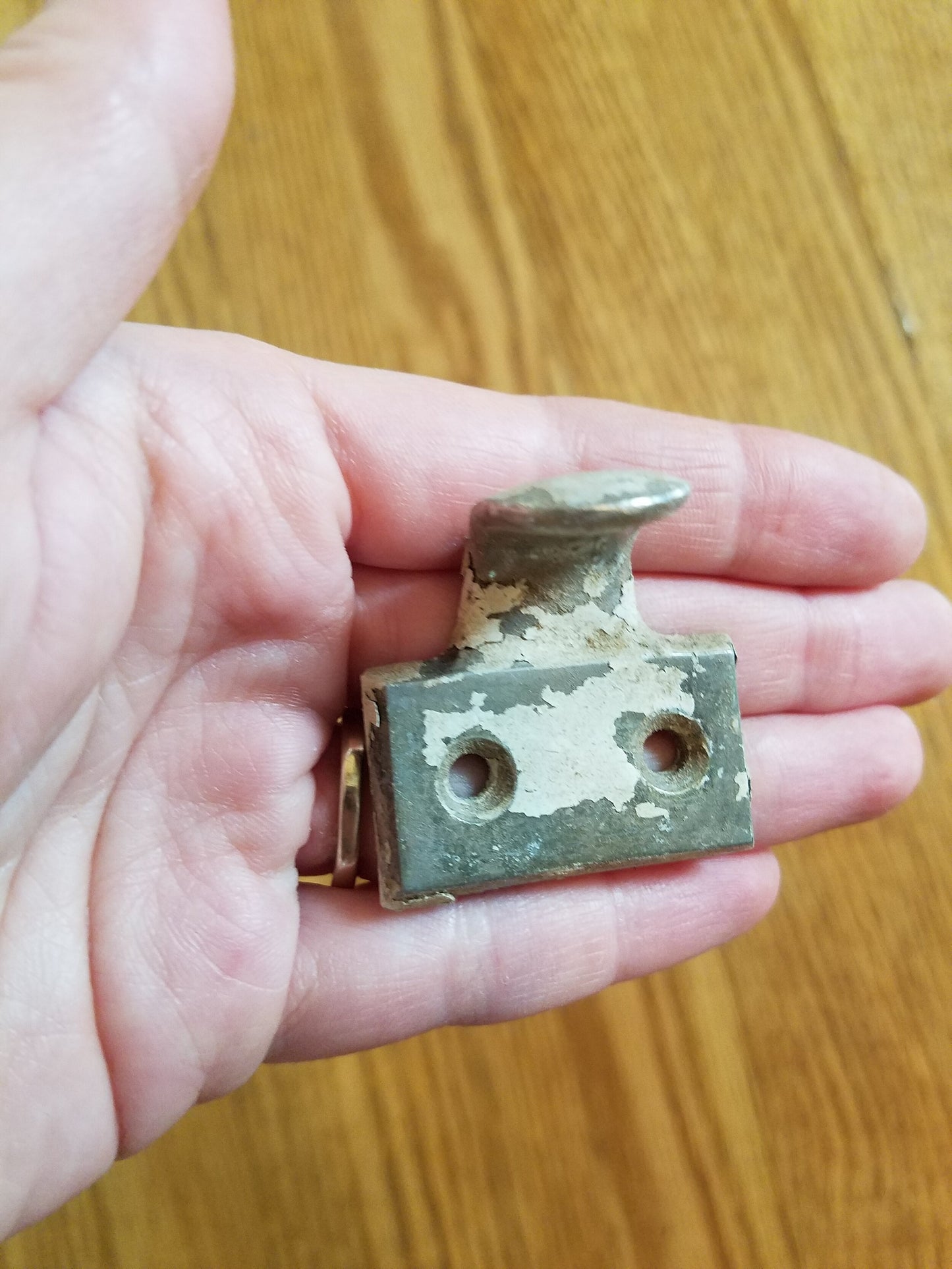 Nickel Plated or Silver Small Window Sash Lift Pull