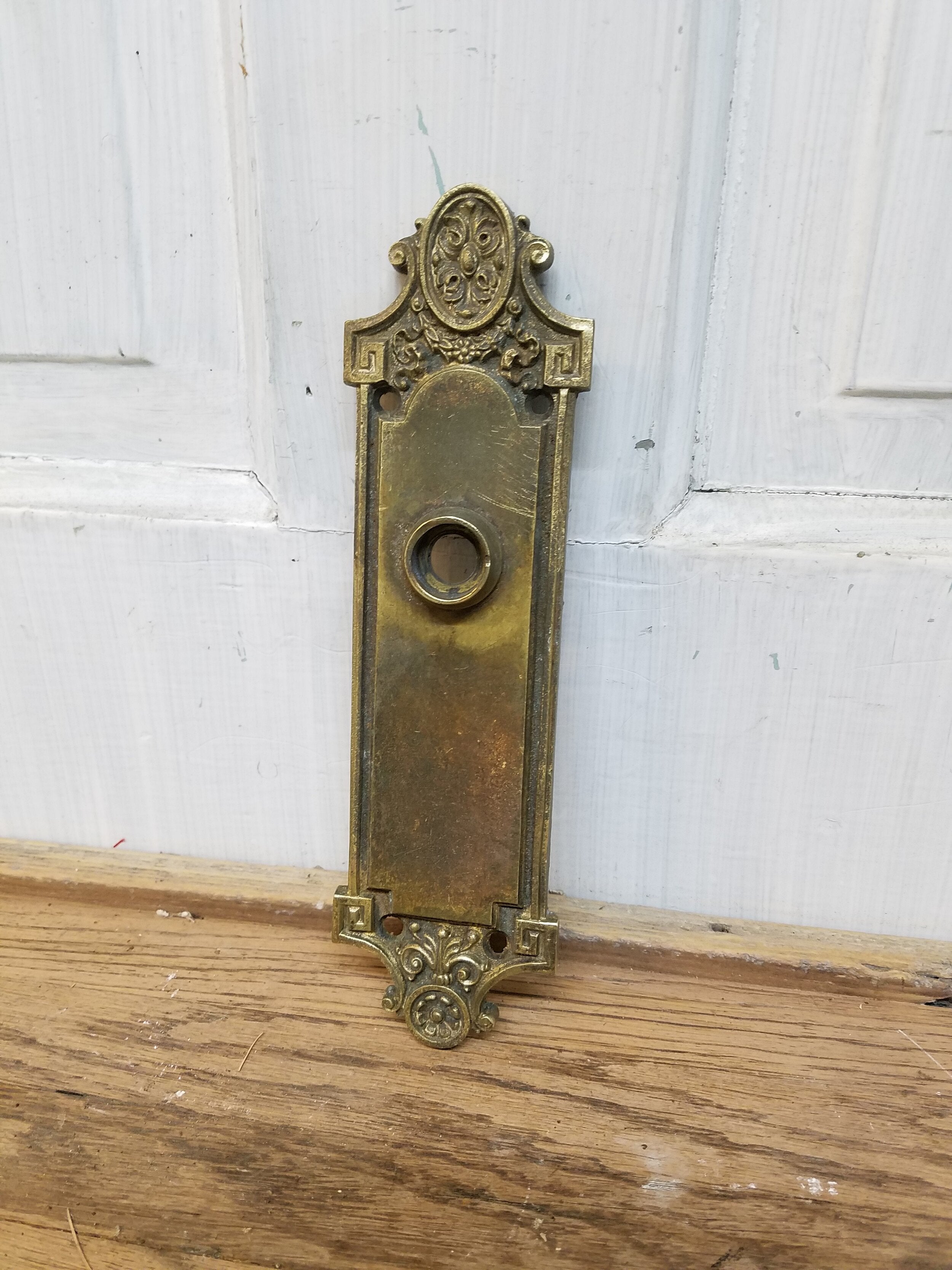 Victorian Brass Lady Escutcheon