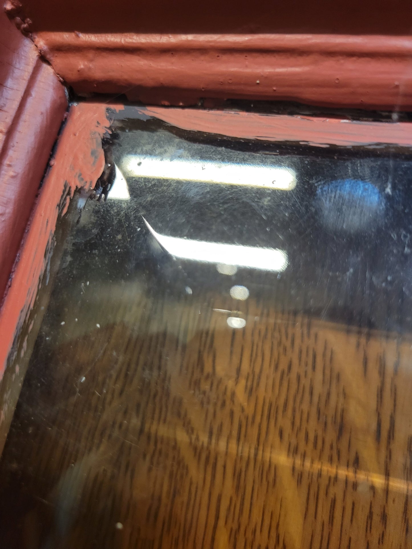 32" Beveled Glass Exterior or Entry Door, Full Glass Antique Front Door