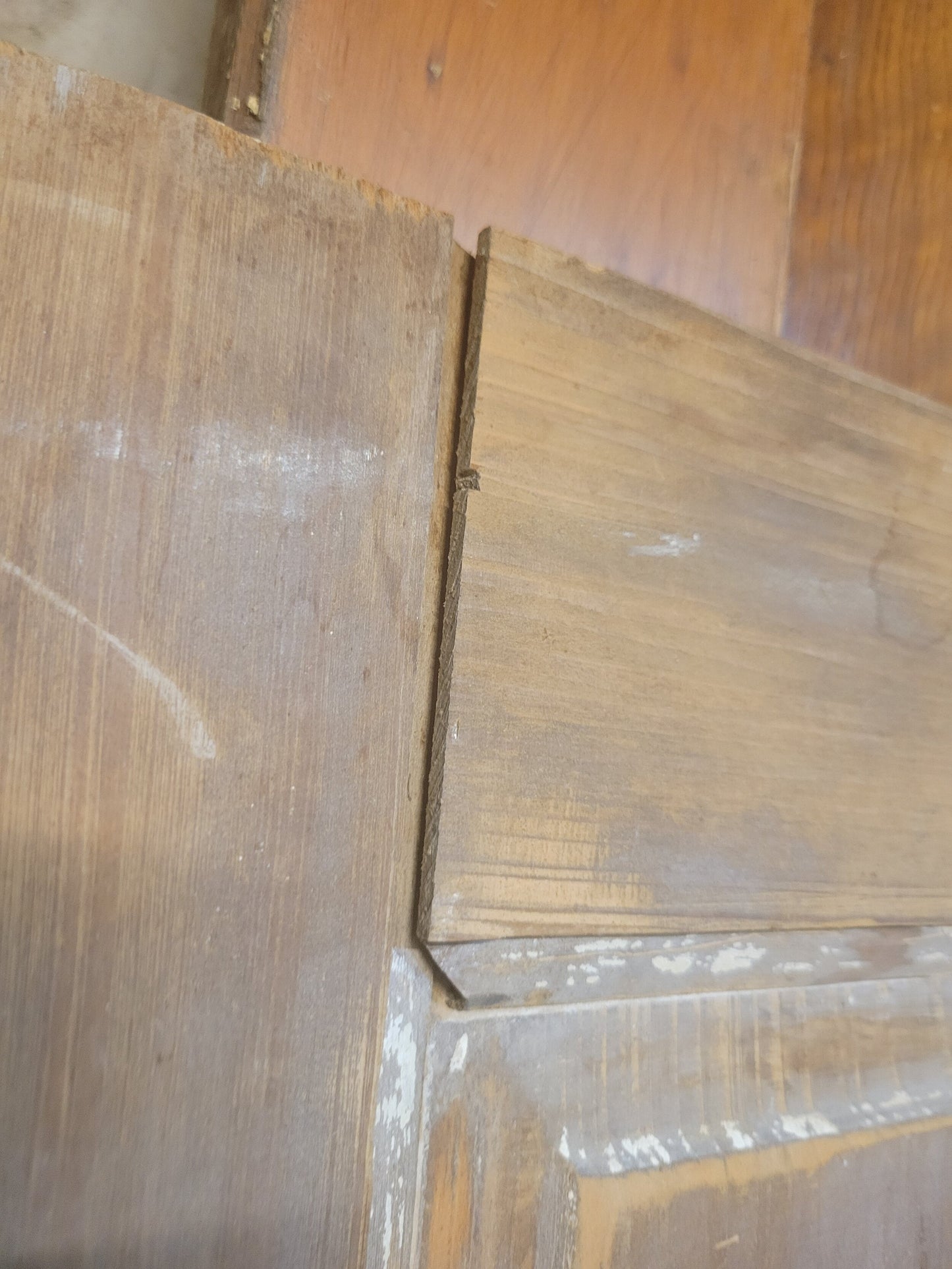 Distressed Paint Antique Double Door Set, Ships Free